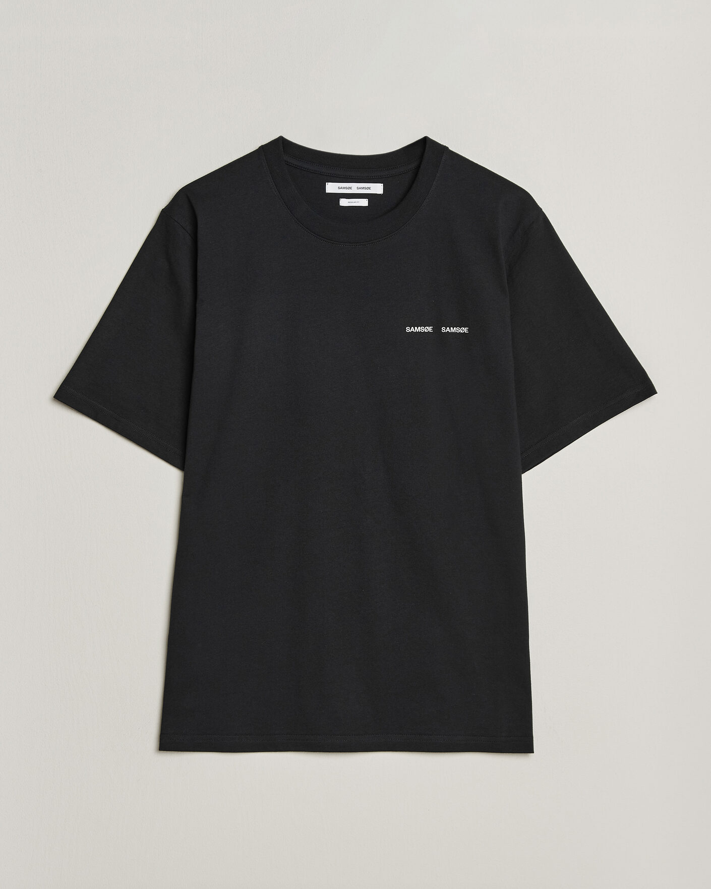 Hombres | Camisetas | Samsøe Samsøe | Thomas Cotton T-Shirt Black