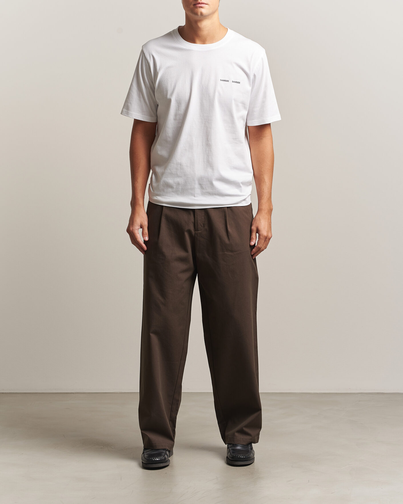 Hombres | Camisetas | Samsøe Samsøe | Thomas Cotton T-Shirt White
