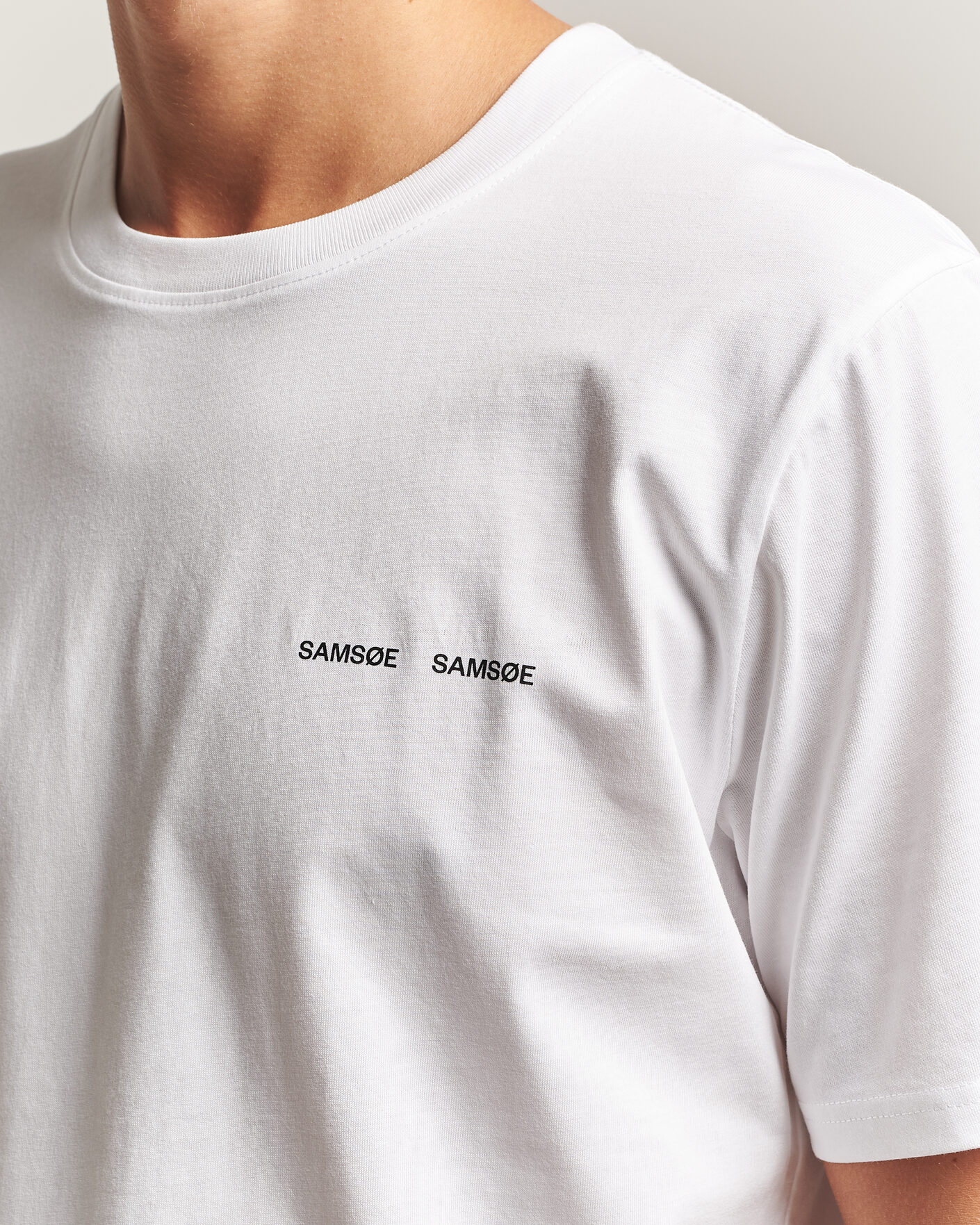 Hombres | Camisetas | Samsøe Samsøe | Thomas Cotton T-Shirt White