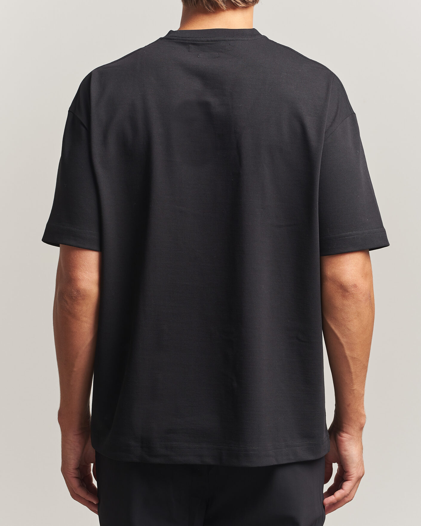 Hombres | Camisetas | Samsøe Samsøe | Jason Heavy Cotton T-Shirt Black