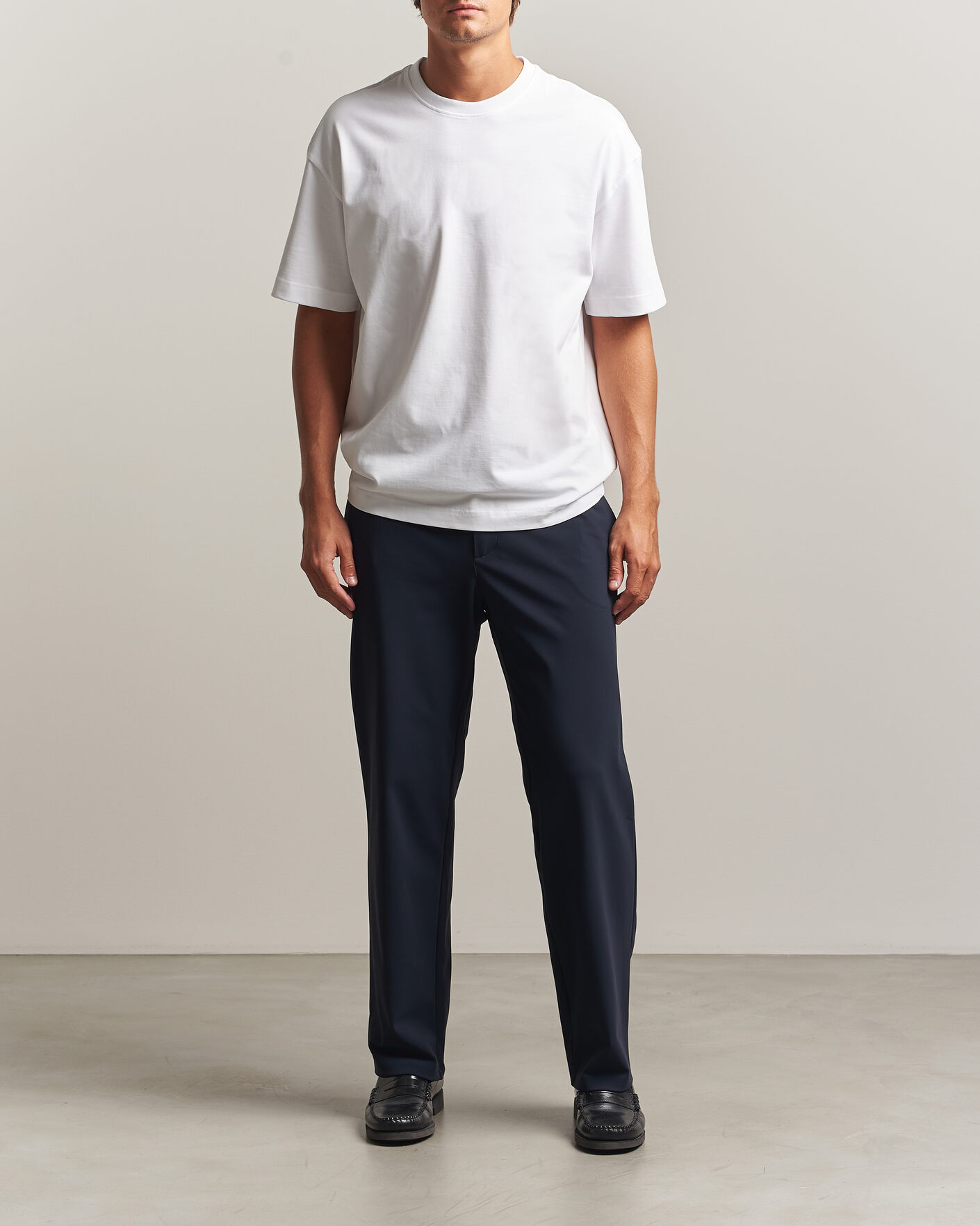 Hombres | Camisetas | Samsøe Samsøe | Jason Heavy Cotton T-Shirt White