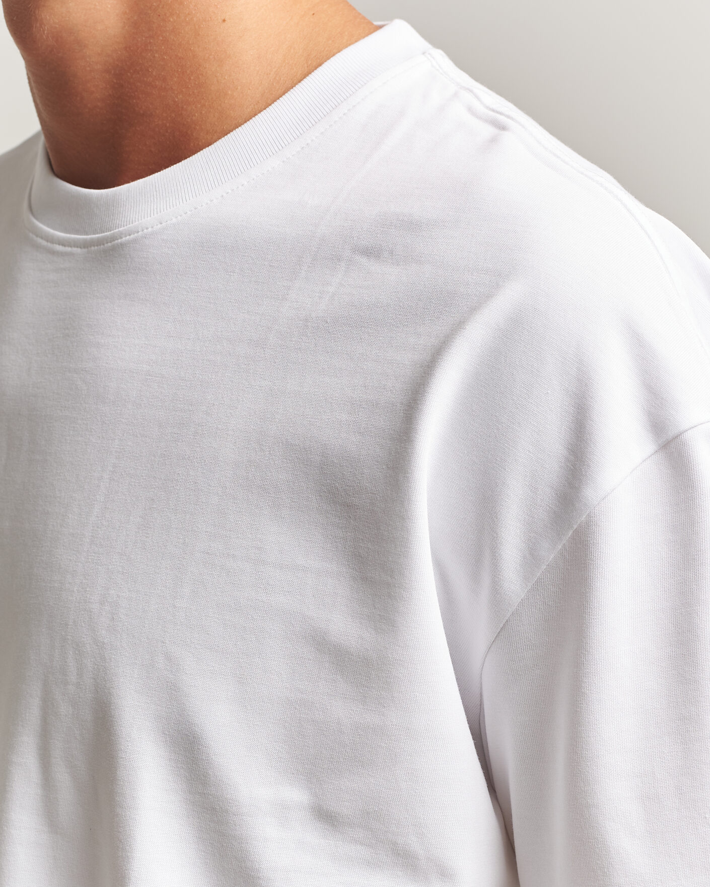 Hombres | Camisetas | Samsøe Samsøe | Jason Heavy Cotton T-Shirt White