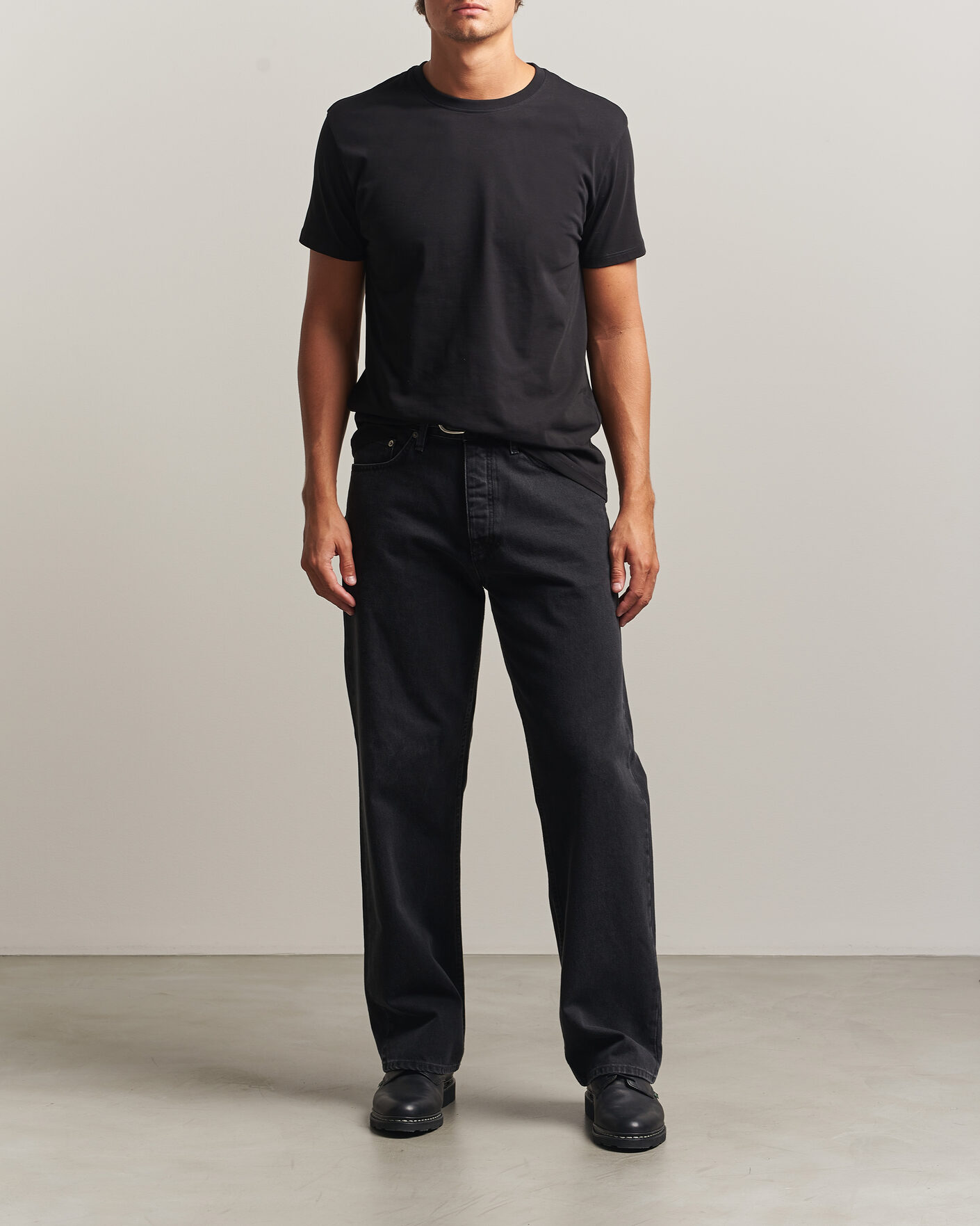 Hombres | Camisetas | Samsøe Samsøe | Kronos Cotton T-Shirt Black