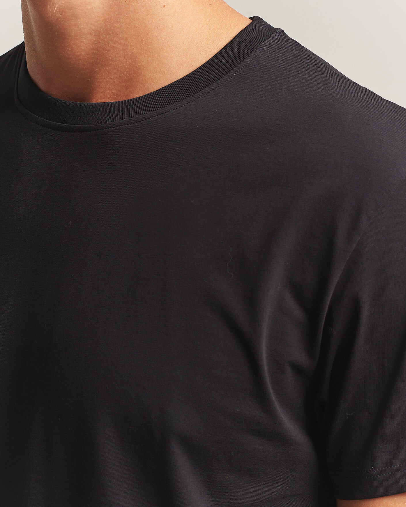 Hombres | Camisetas | Samsøe Samsøe | Kronos Cotton T-Shirt Black