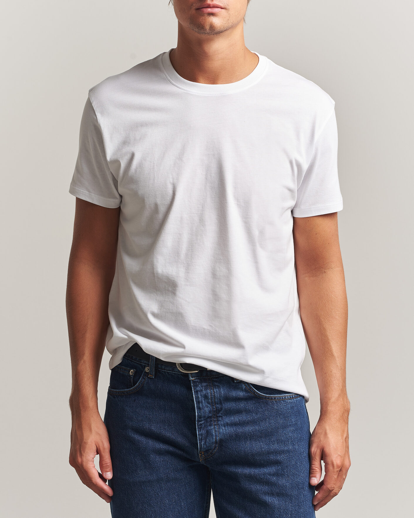 Hombres | Camisetas | Samsøe Samsøe | Kronos Cotton T-Shirt White