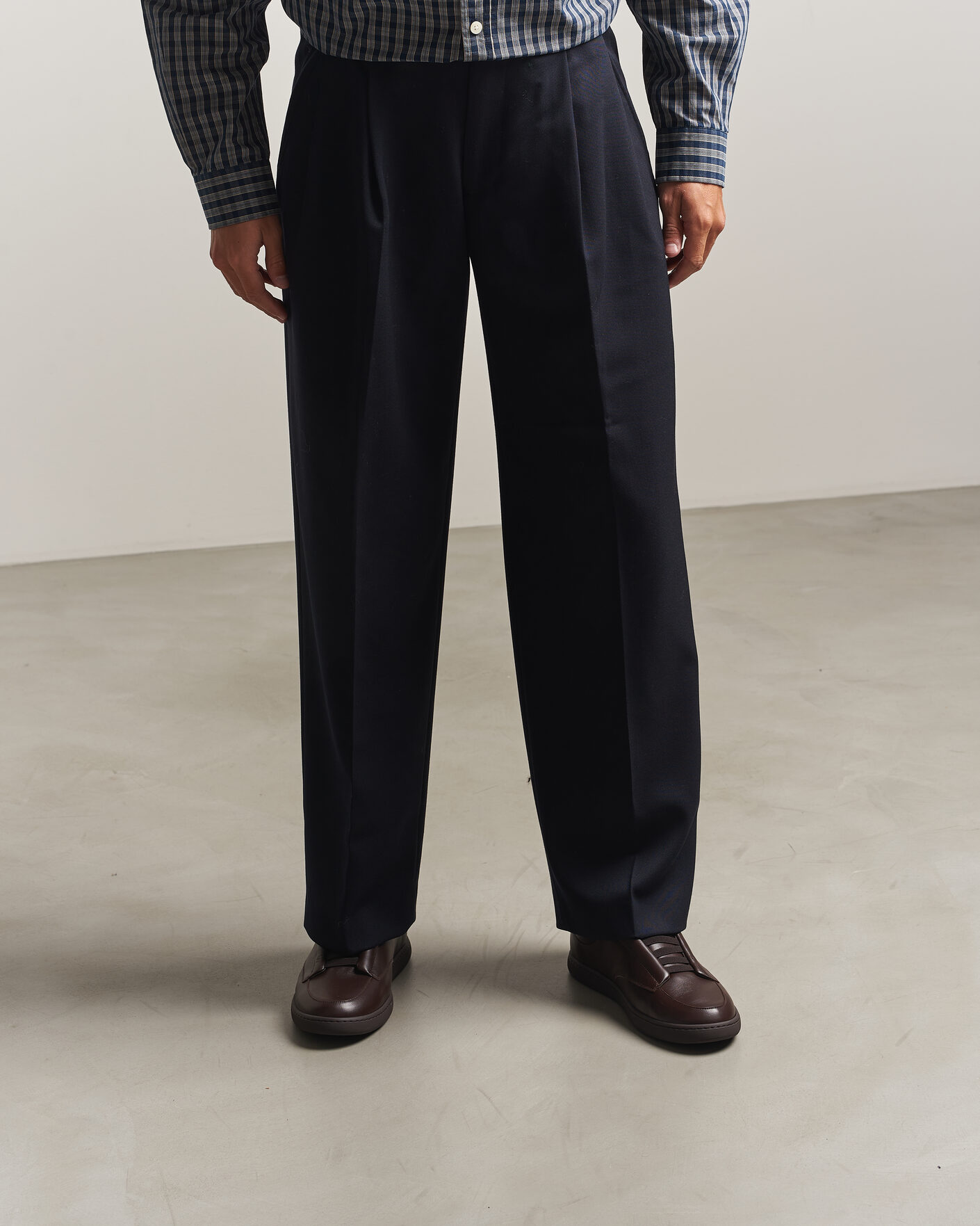 Hombres | Zapatillas | J.M. Weston | Dress Sneaker Dark Brown Nappa