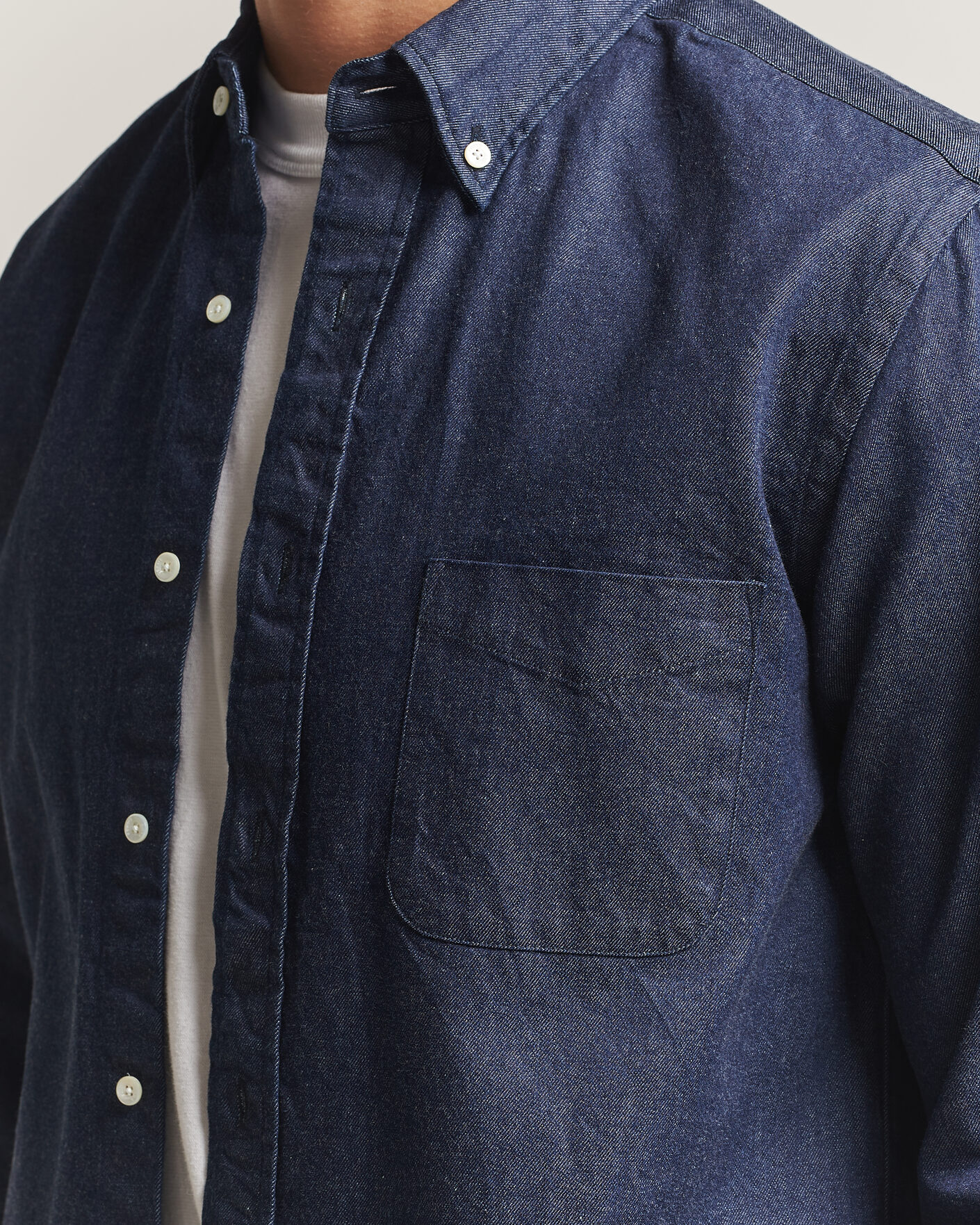 Hombres | Camisas | BEAMS PLUS | Denim Button Down Shirt Indigo