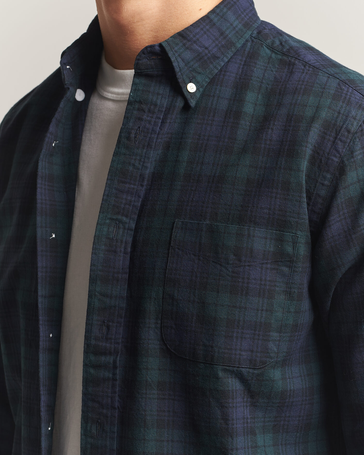 Hombres | Camisas | BEAMS PLUS | Button Down Shirt Black Watch