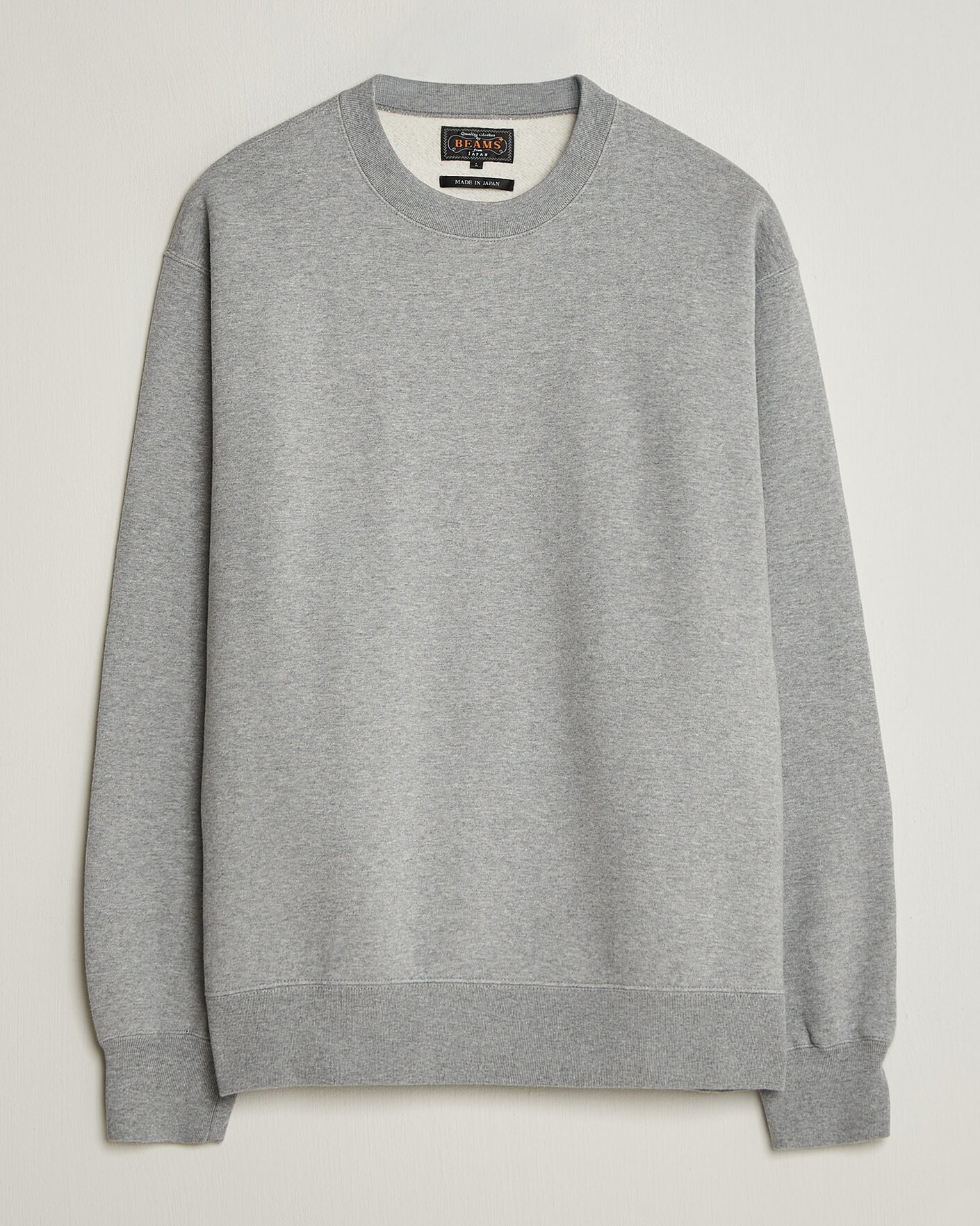 Hombres | Jerséis y prendas de punto | BEAMS PLUS | Soft Sweat Crew Neck Grey