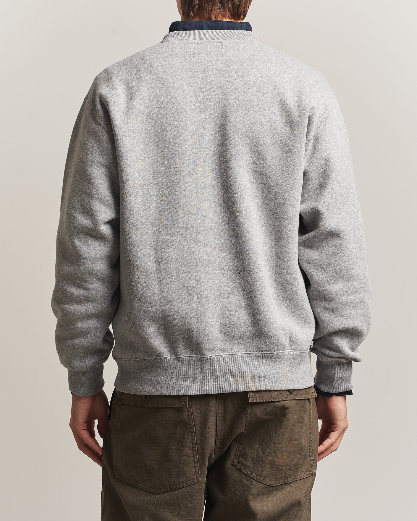 Hombres | Jerséis y prendas de punto | BEAMS PLUS | Soft Sweat Crew Neck Grey