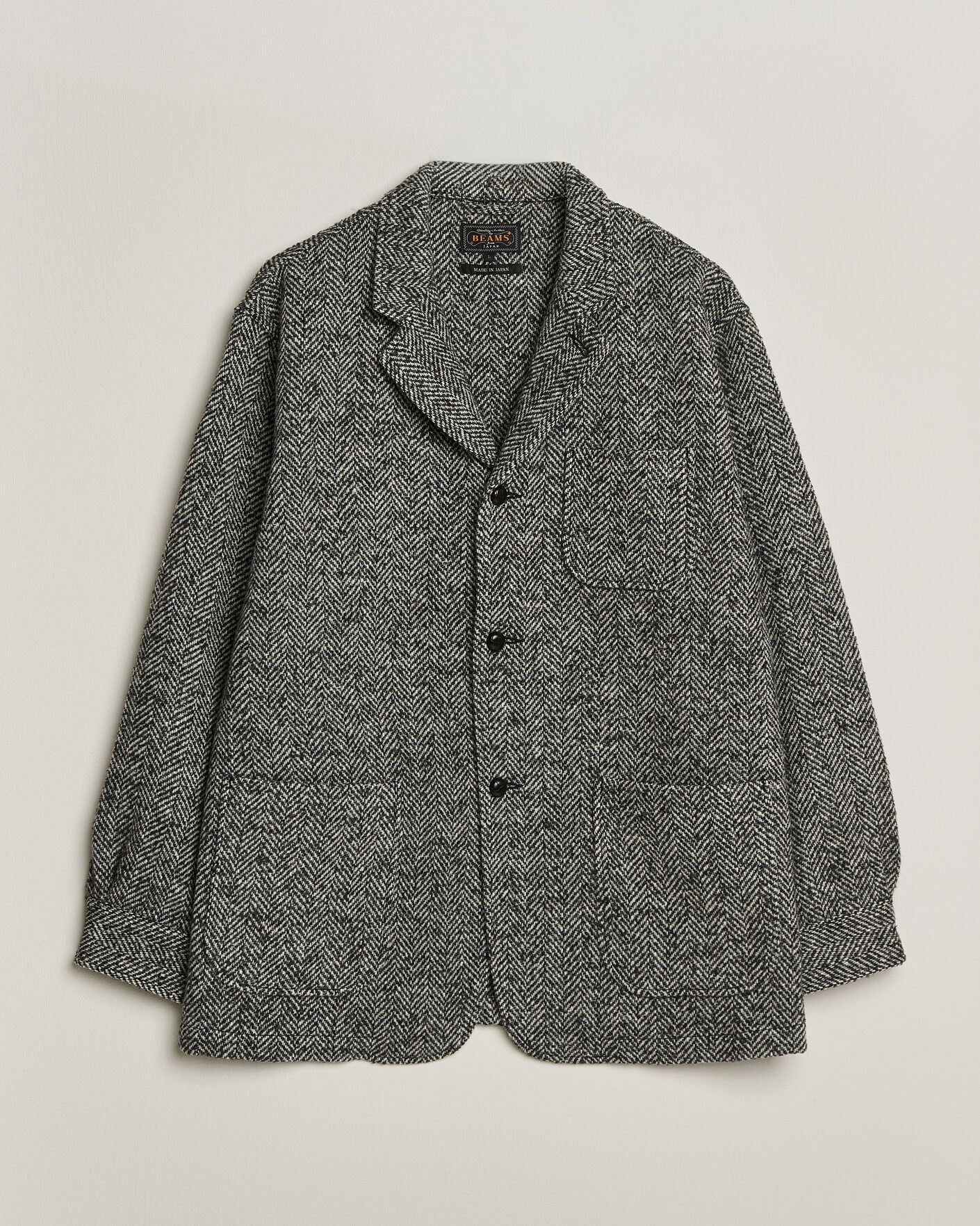 Hombres | Abrigos y chaquetas | BEAMS PLUS | Wool Herringbone Jacket Grey
