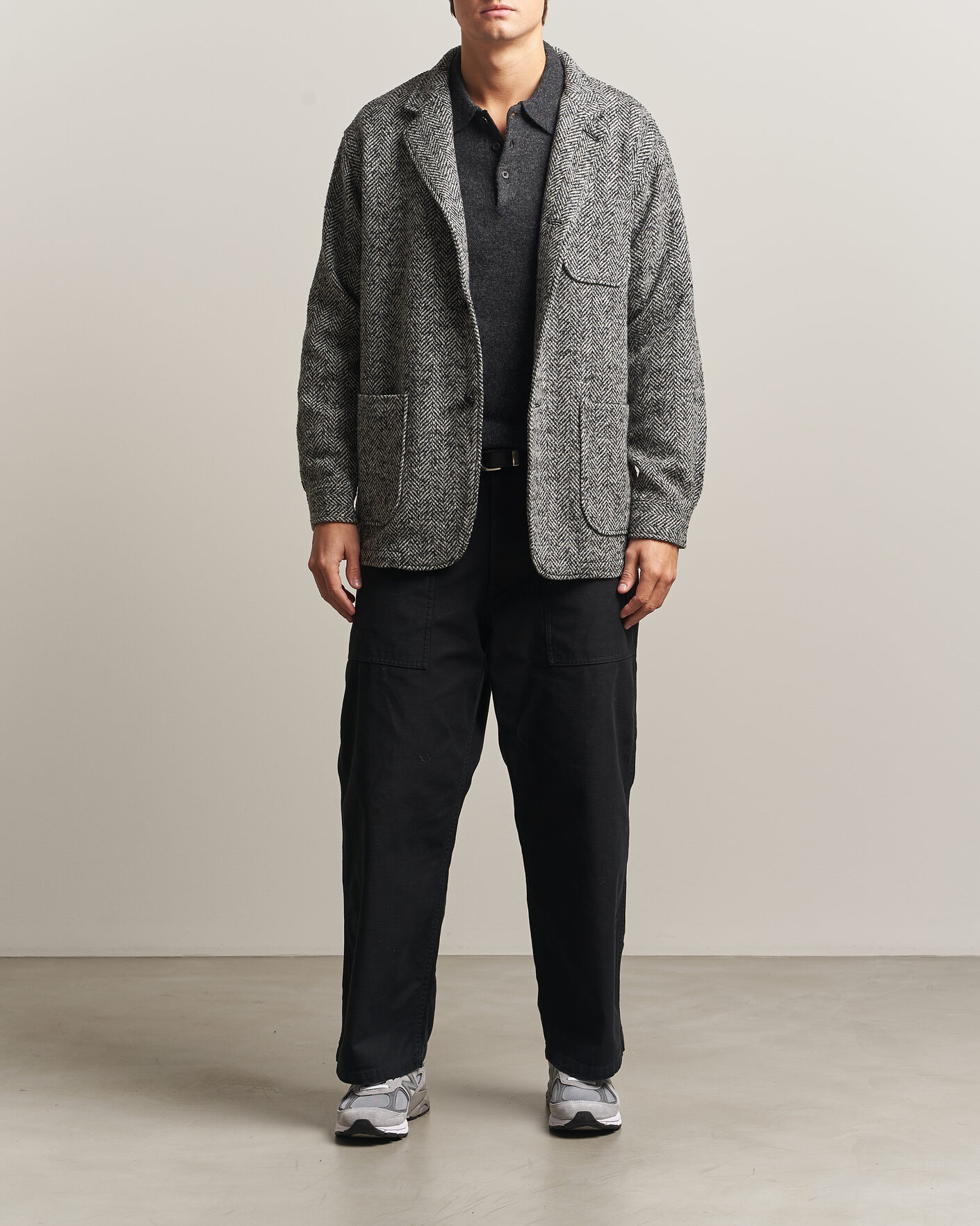 Hombres | Abrigos y chaquetas | BEAMS PLUS | Wool Herringbone Jacket Grey