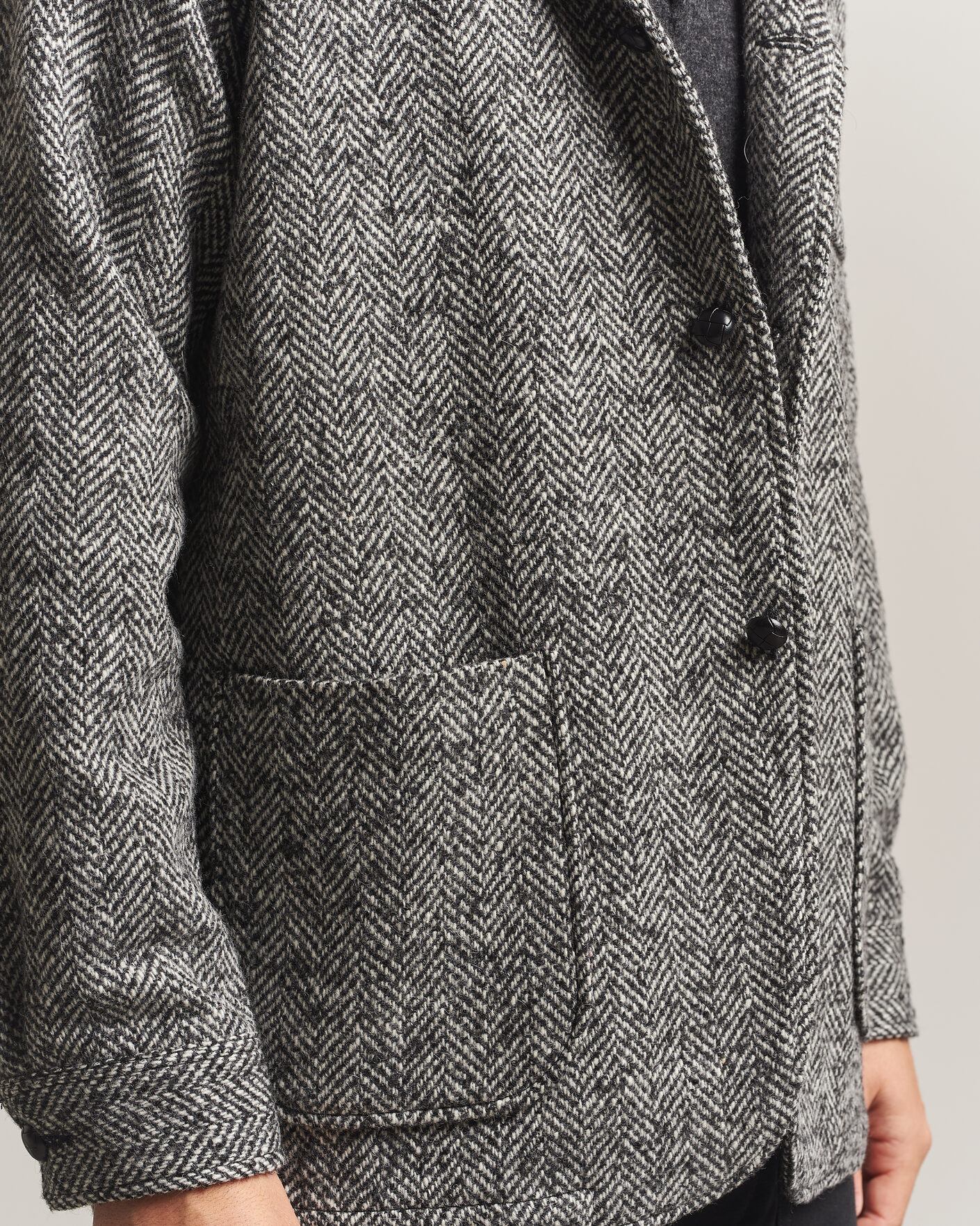 Hombres | Abrigos y chaquetas | BEAMS PLUS | Wool Herringbone Jacket Grey