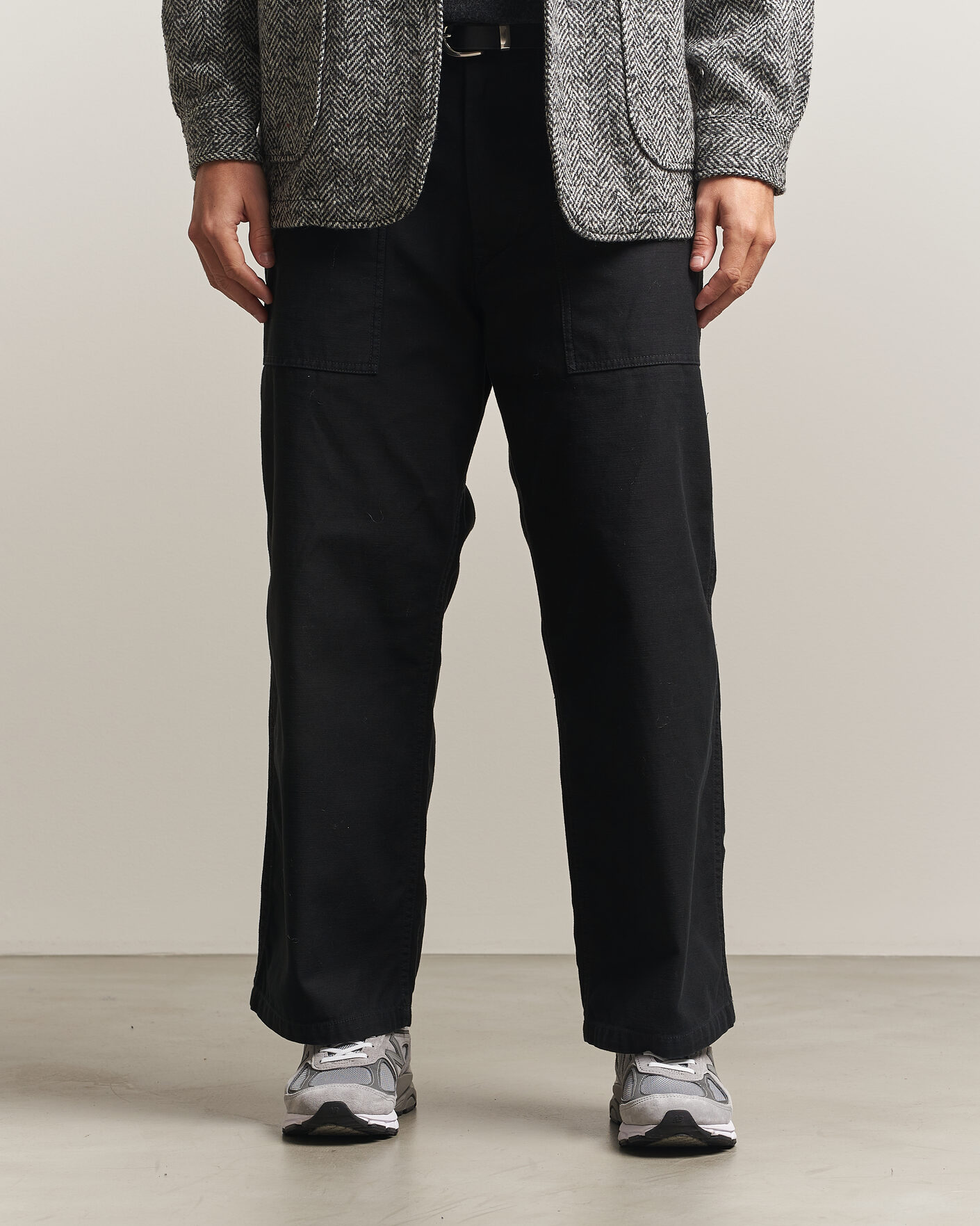 Hombres | Pantalones | BEAMS PLUS | MIL Utility Sateen Trousers Black