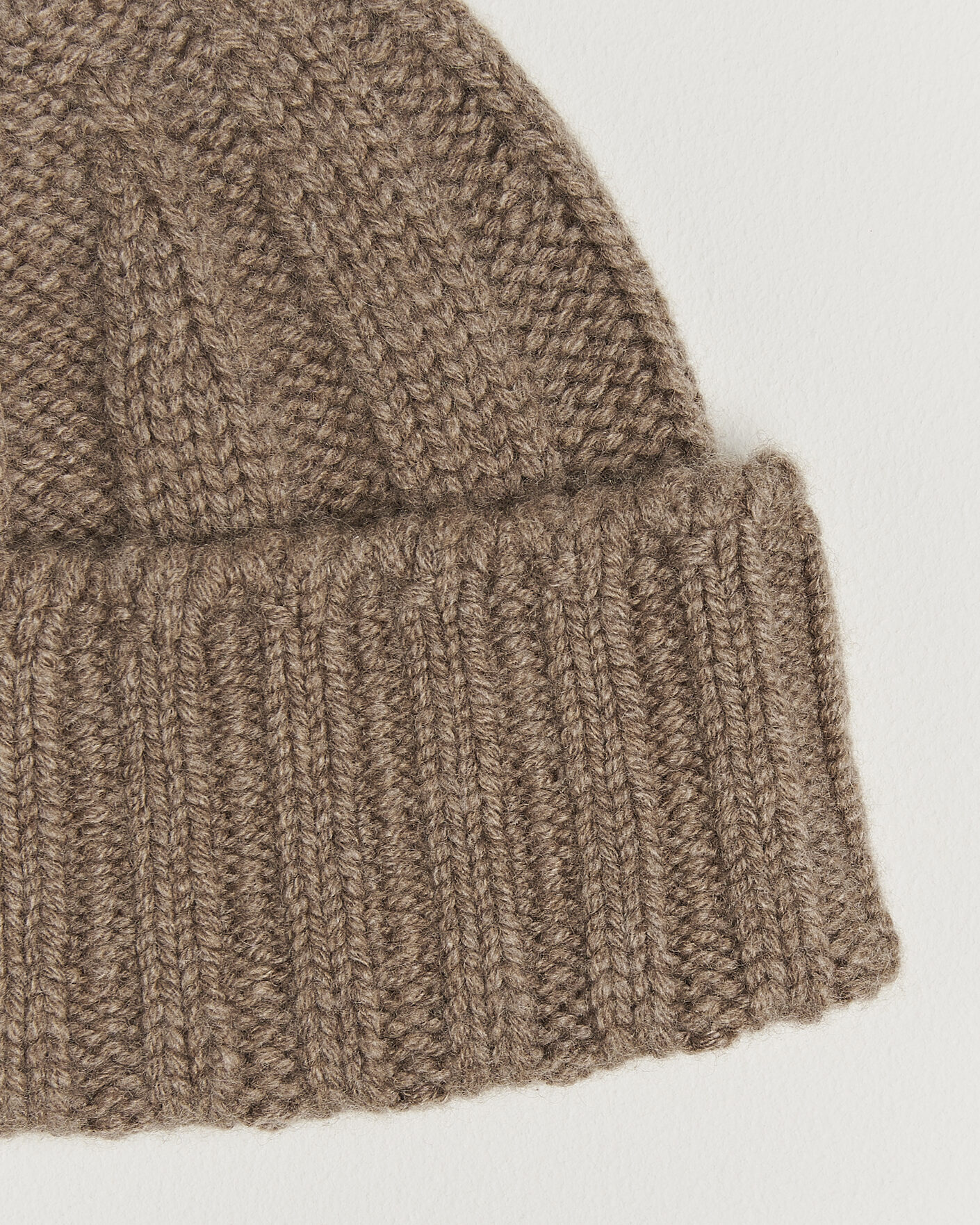 Hombres | Gorros | BEAMS PLUS | Cashmere Rib Beanie Camel