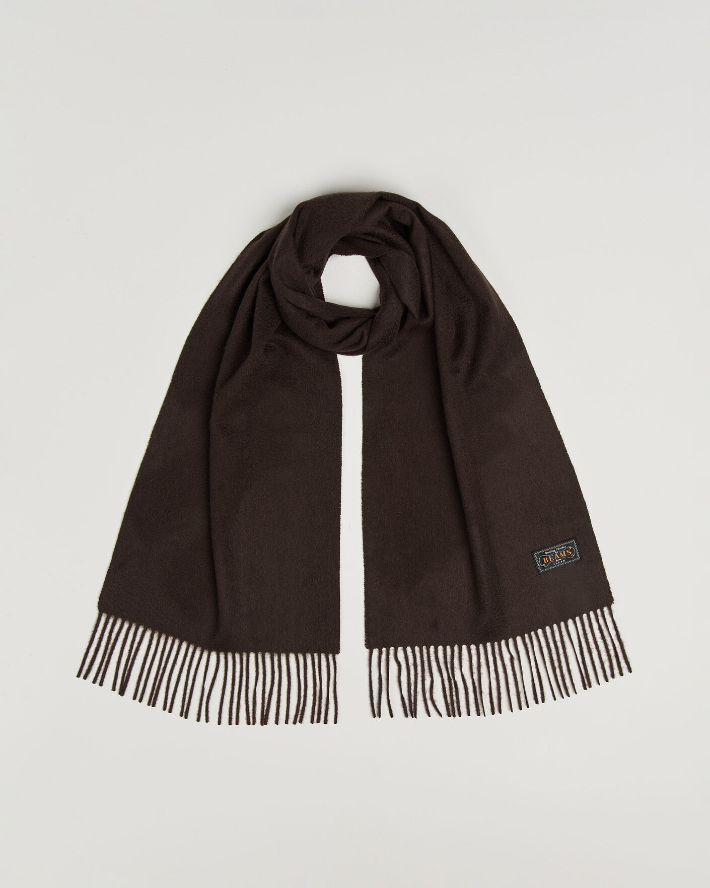 Hombres | Bufandas | BEAMS PLUS | Cashmere Scarf Dark Brown