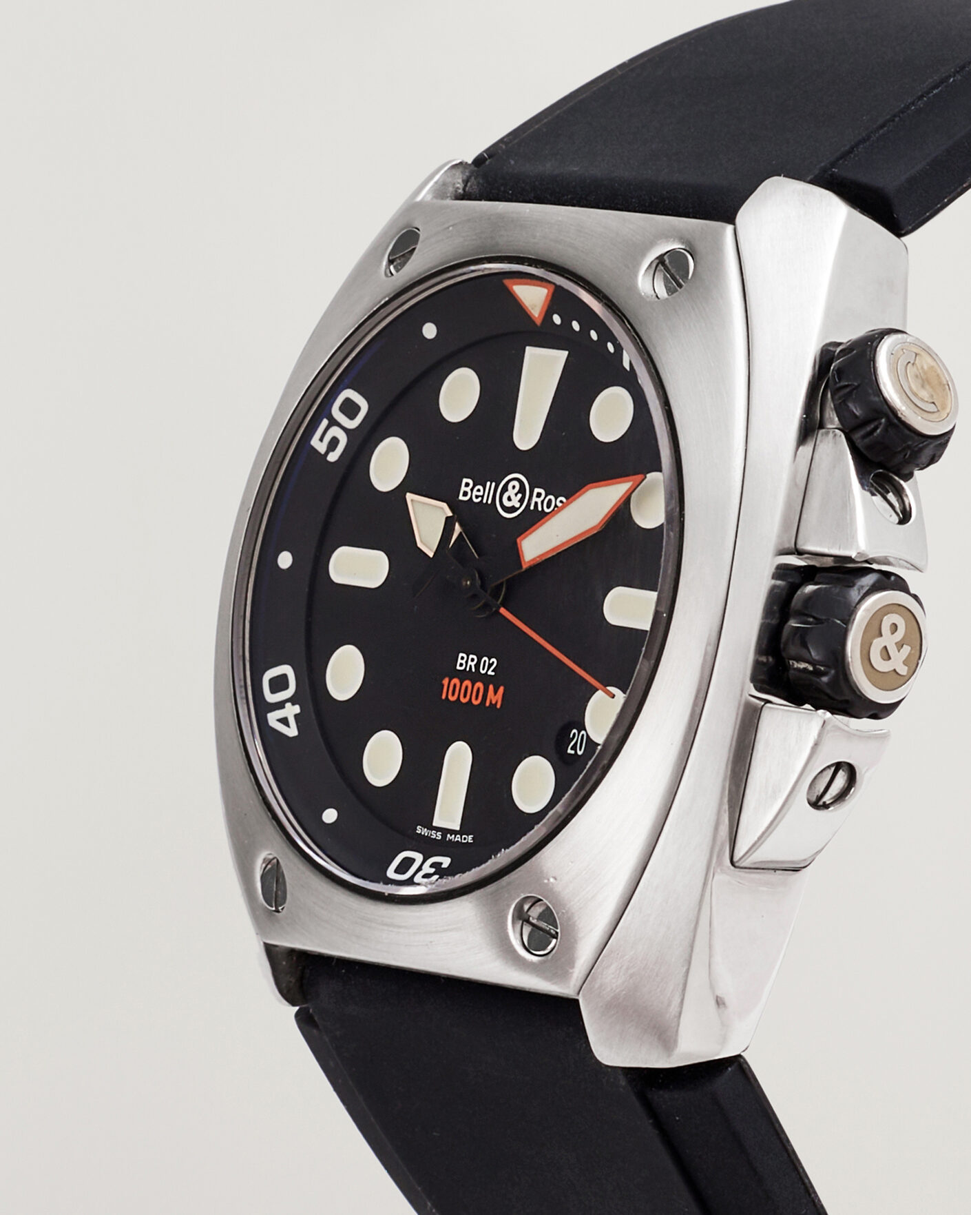 Hombres | Pre-Owned & Vintage Watches | Bell & Ross Pre-Owned | BR02-20 Steel 