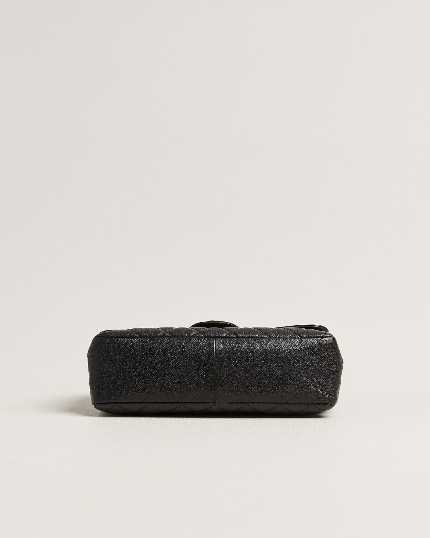 Hombres | Pre-Owned & Vintage Bags | Chanel Pre-Owned | Classic Jumbo Single Flap Bag Caviar Black