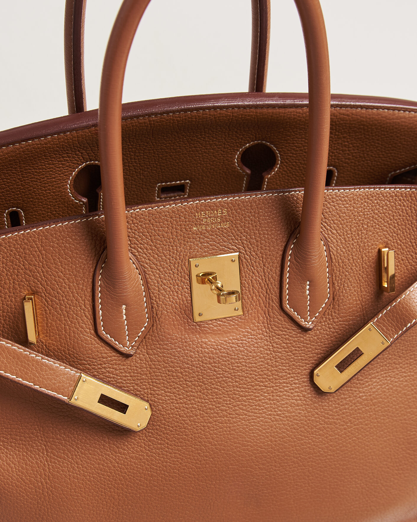 Hombres | Pre-Owned & Vintage Bags | Hermès Pre-Owned | Birkin 35 Togo Leather Gold