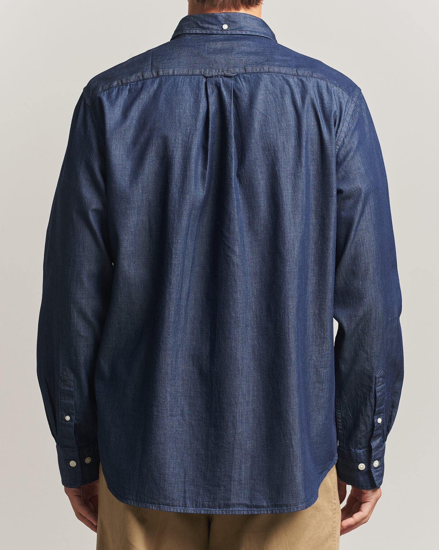 Hombres | Camisas | Gant | Regular Fit Indigo Shirt Dark Indigo