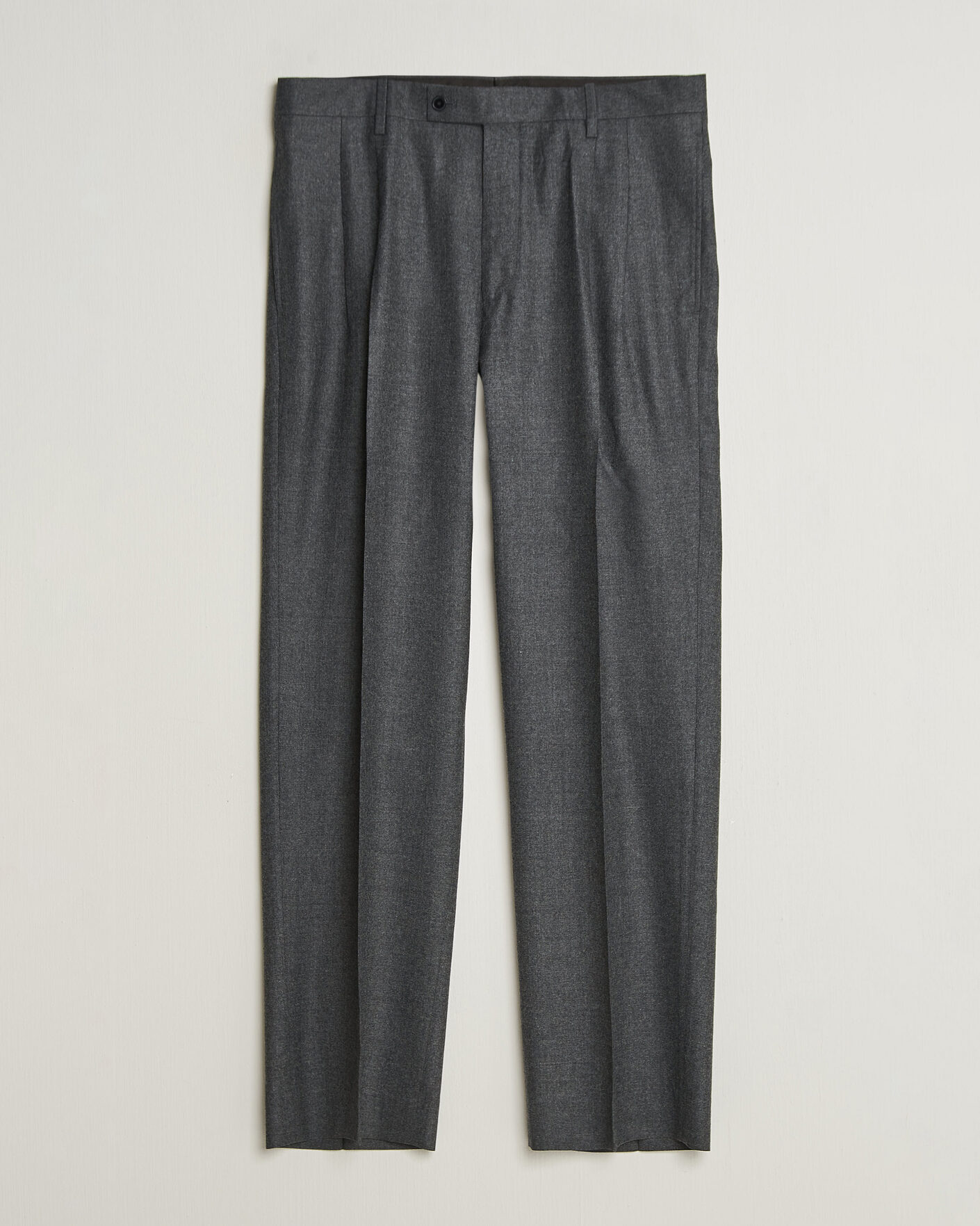 Hombres | Pantalones | Auralee | Super Light Wool Pants Charcoal