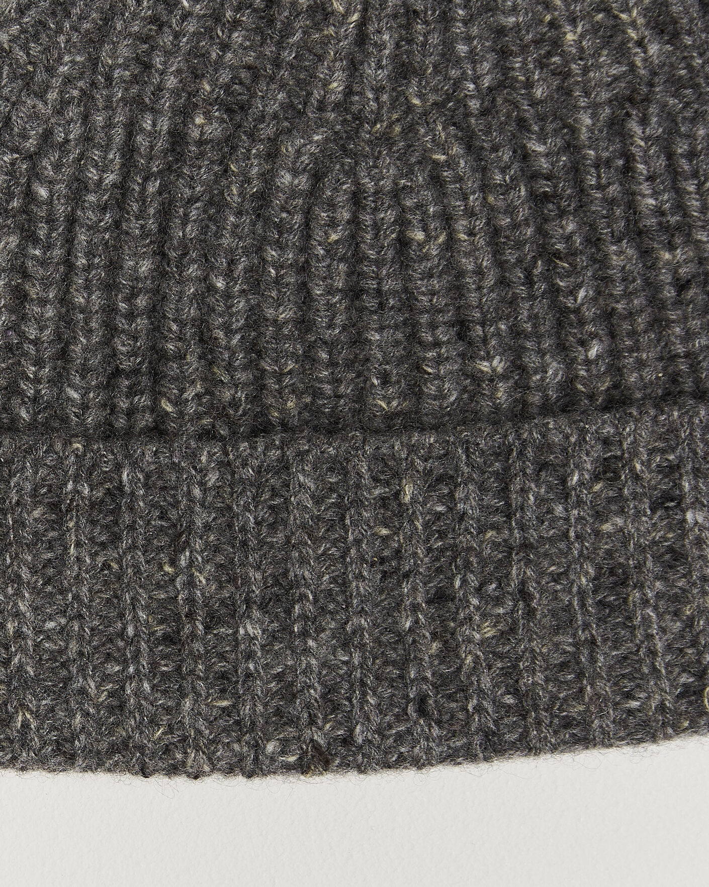 Hombres | Gorros | Auralee | Cashmere Nep Knit Cap Mix Gray