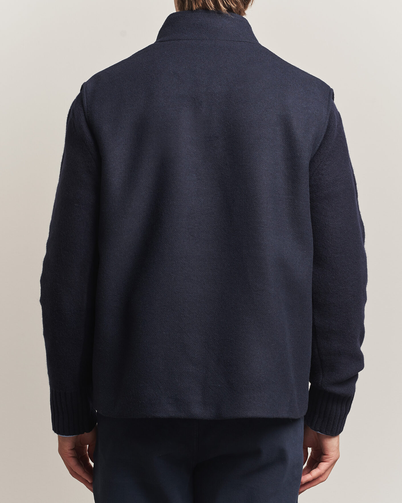 Hombres | Chalecos | A Day's March | Canora Lined Wool Vest Navy