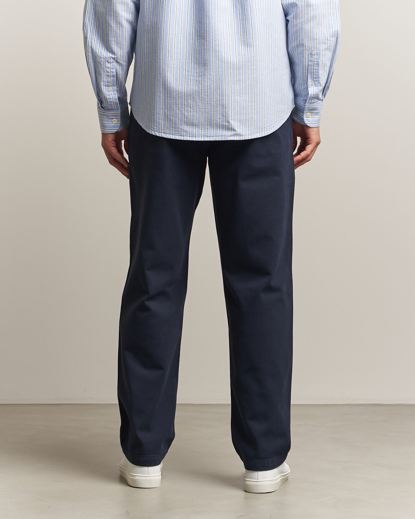 Hombres | Pantalones | A Day's March | Redwood Cotton Chinos Navy