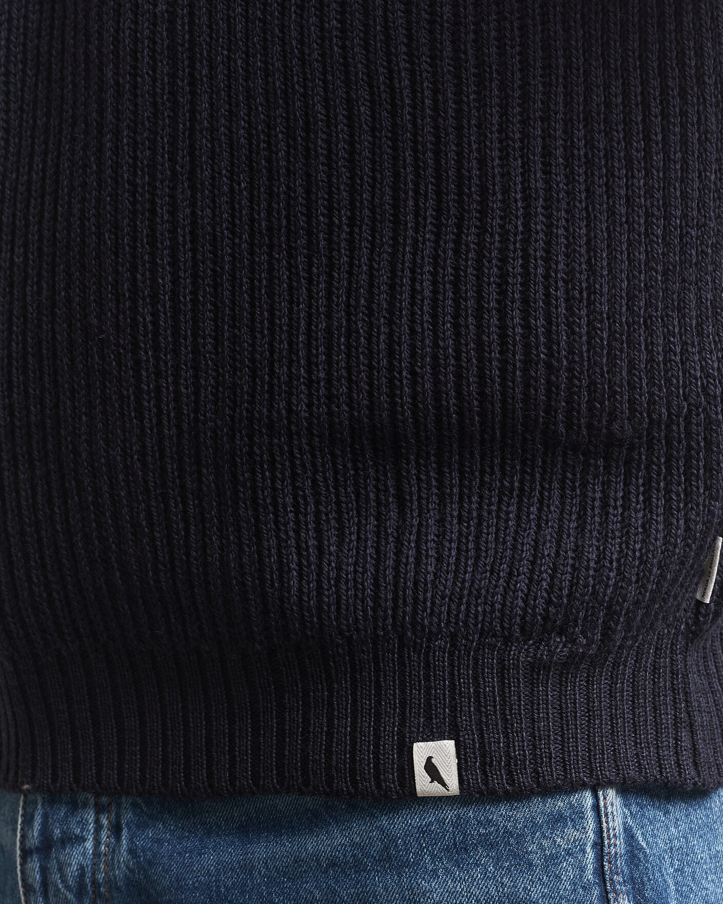 Hombres | Jerséis y prendas de punto | Peregrine | Foxton Quarter Zip Jumperr Navy