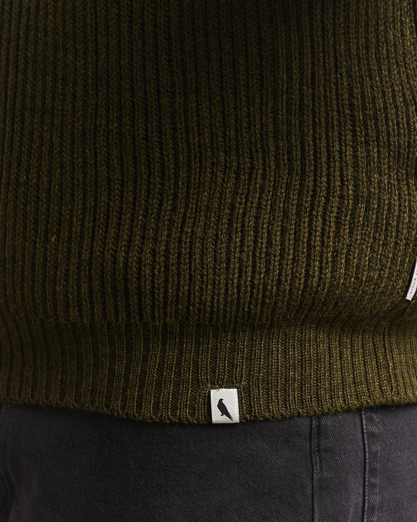 Hombres | Jerséis y prendas de punto | Peregrine | Foxton Quarter Zip Jumperr Olive