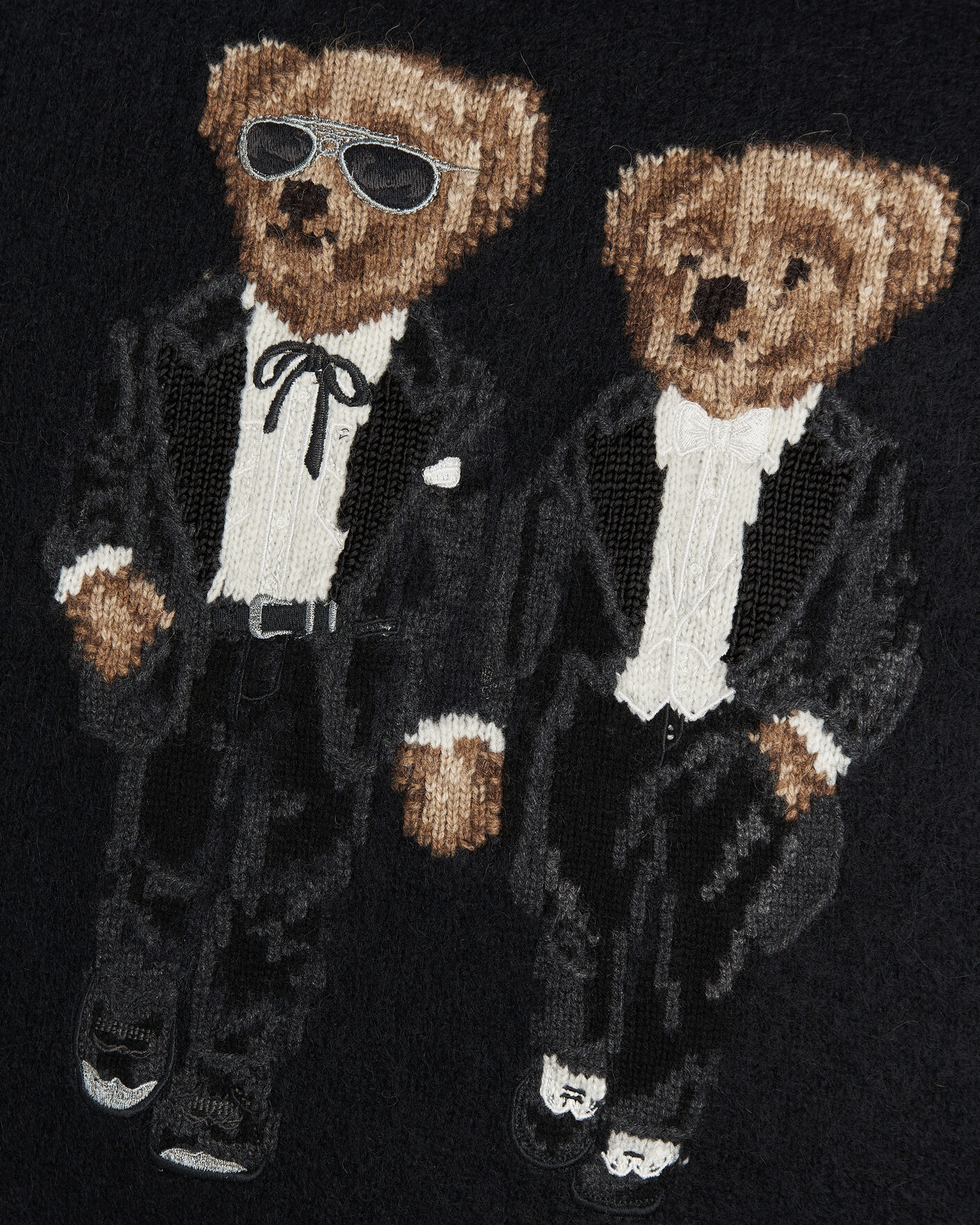 Hombres | Hogar | Ralph Lauren Home | Ralph & Ricky Bear Wool/Alpaca Pillow Black