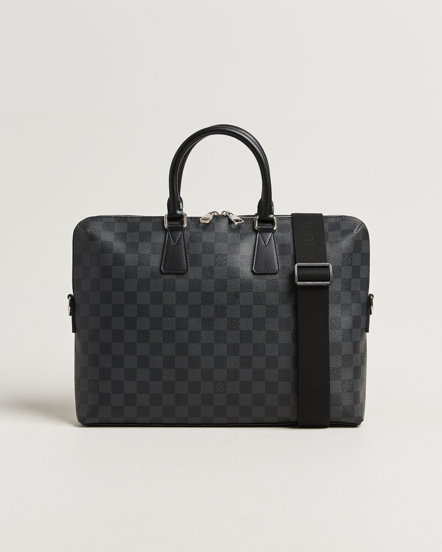 Hombres | Pre-Owned & Vintage Bags | Louis Vuitton Pre-Owned | Porte Documents Bag Damier Graphite