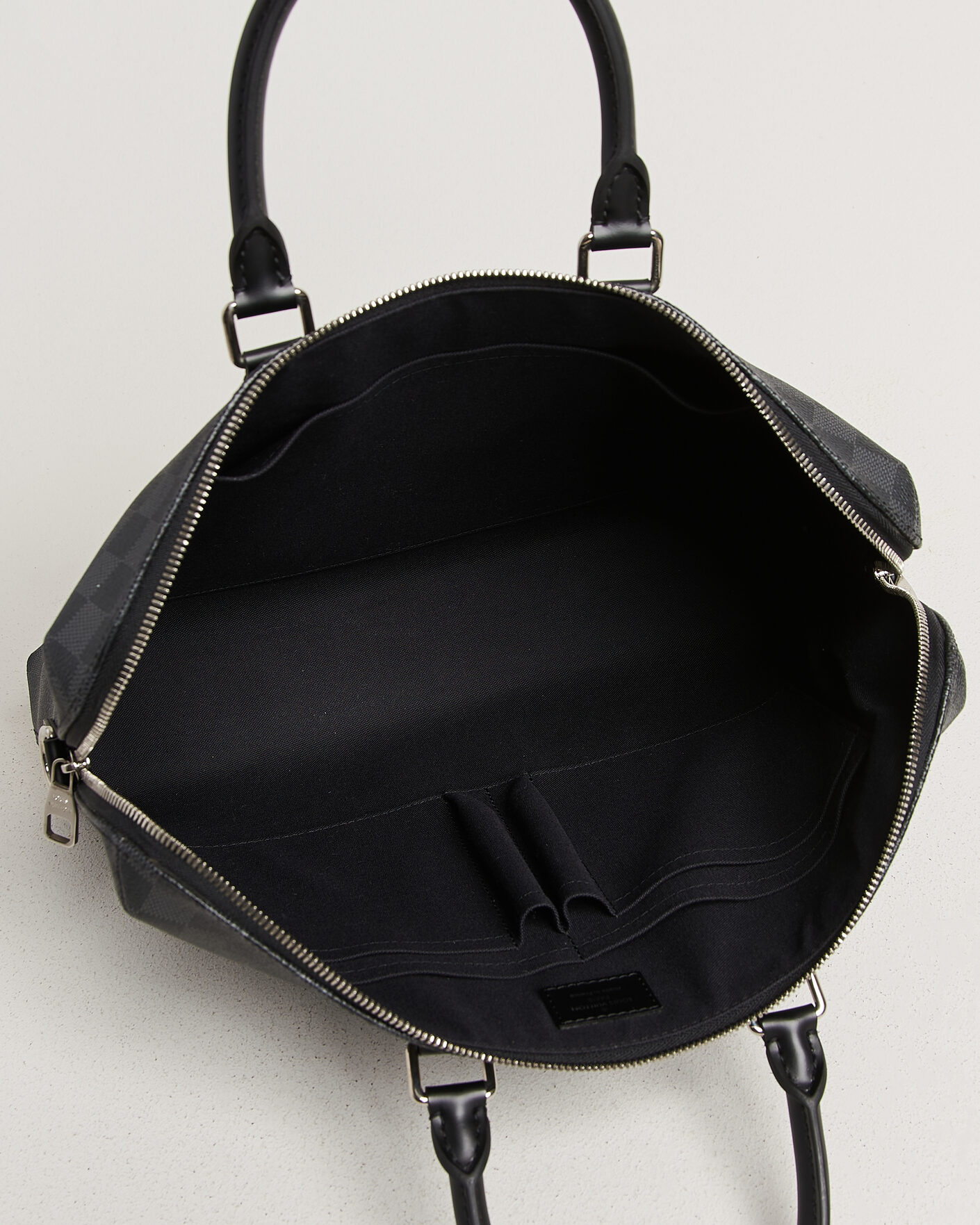 Hombres | Pre-Owned & Vintage Bags | Louis Vuitton Pre-Owned | Porte Documents Bag Damier Graphite