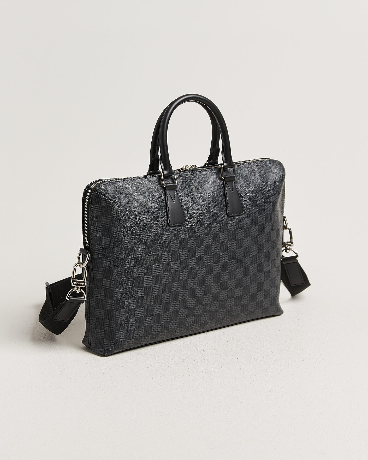 Hombres | Pre-Owned & Vintage Bags | Louis Vuitton Pre-Owned | Porte Documents Bag Damier Graphite