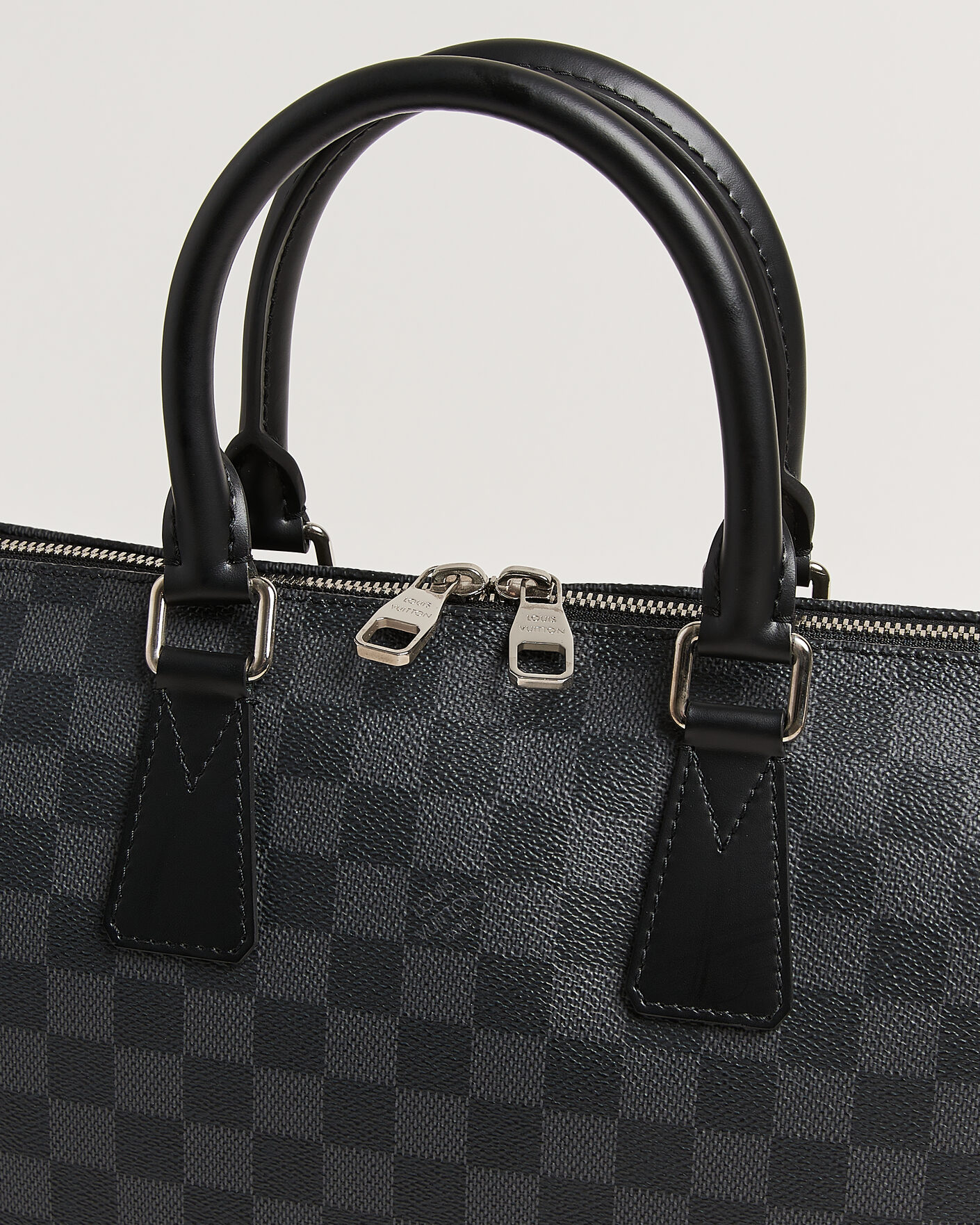 Hombres | Pre-Owned & Vintage Bags | Louis Vuitton Pre-Owned | Porte Documents Bag Damier Graphite