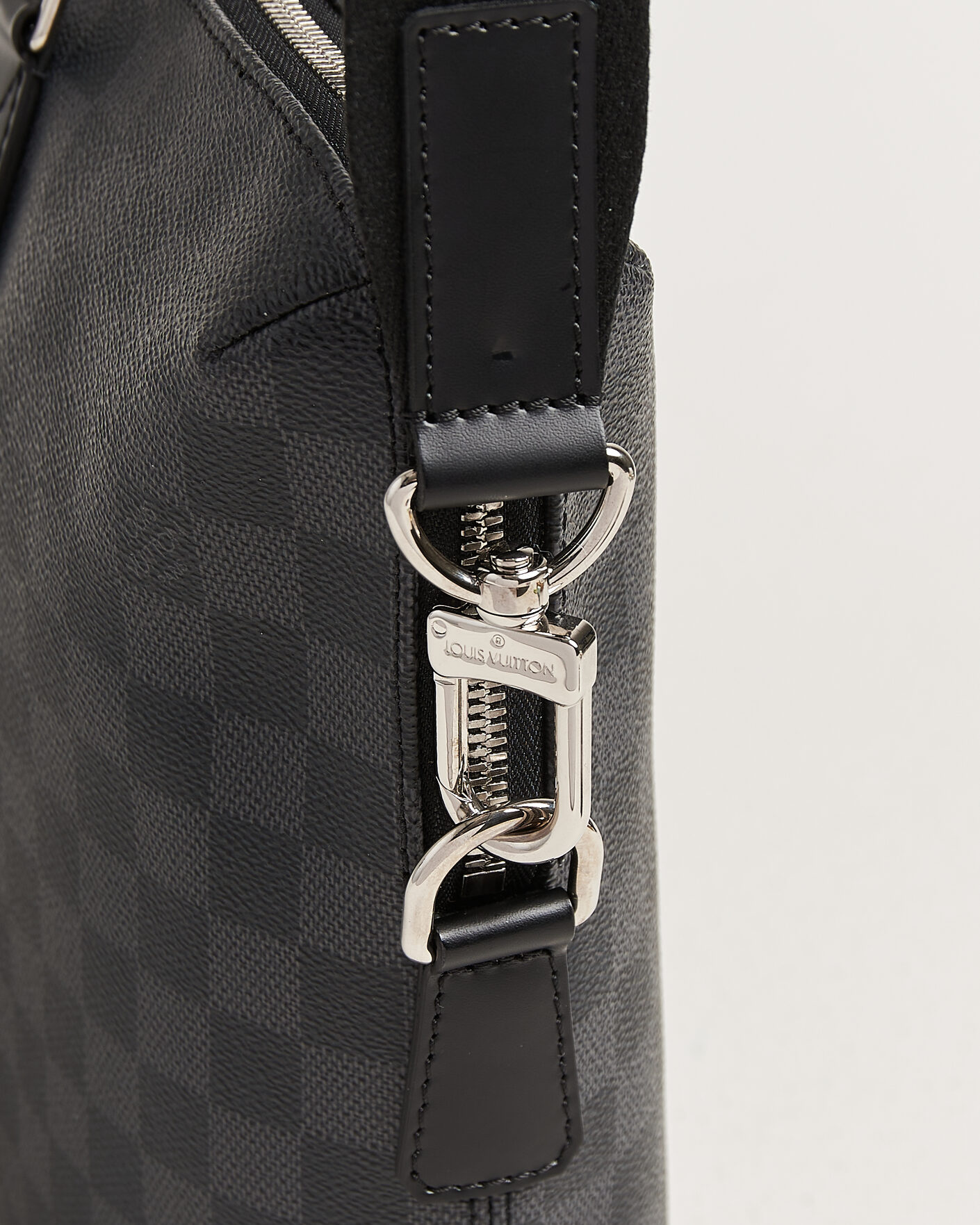 Hombres | Pre-Owned & Vintage Bags | Louis Vuitton Pre-Owned | Porte Documents Bag Damier Graphite