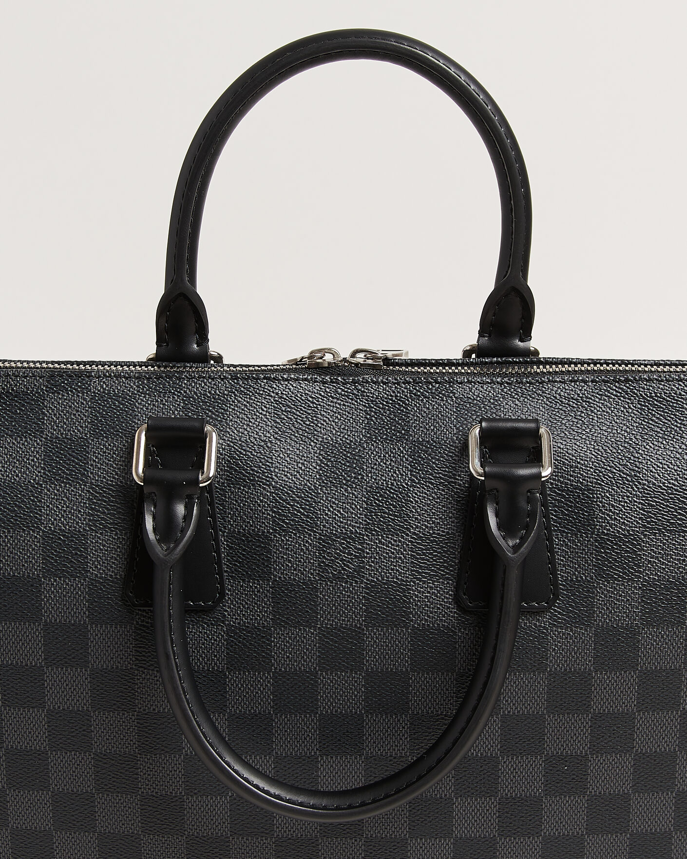 Hombres | Pre-Owned & Vintage Bags | Louis Vuitton Pre-Owned | Porte Documents Bag Damier Graphite