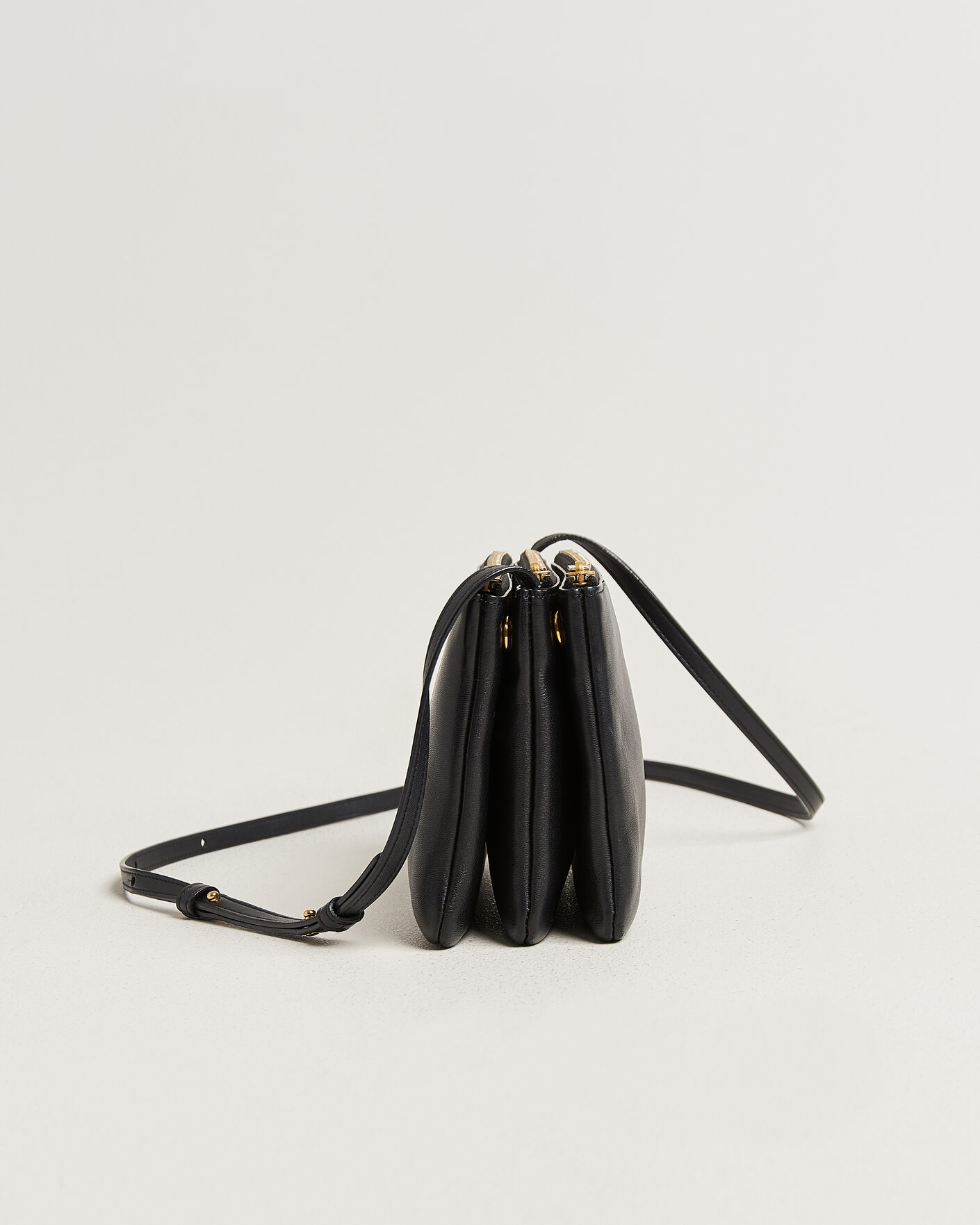 Hombres | Pre-Owned & Vintage Bags | Celine Pre-Owned | Trio Bag Small Leather Black