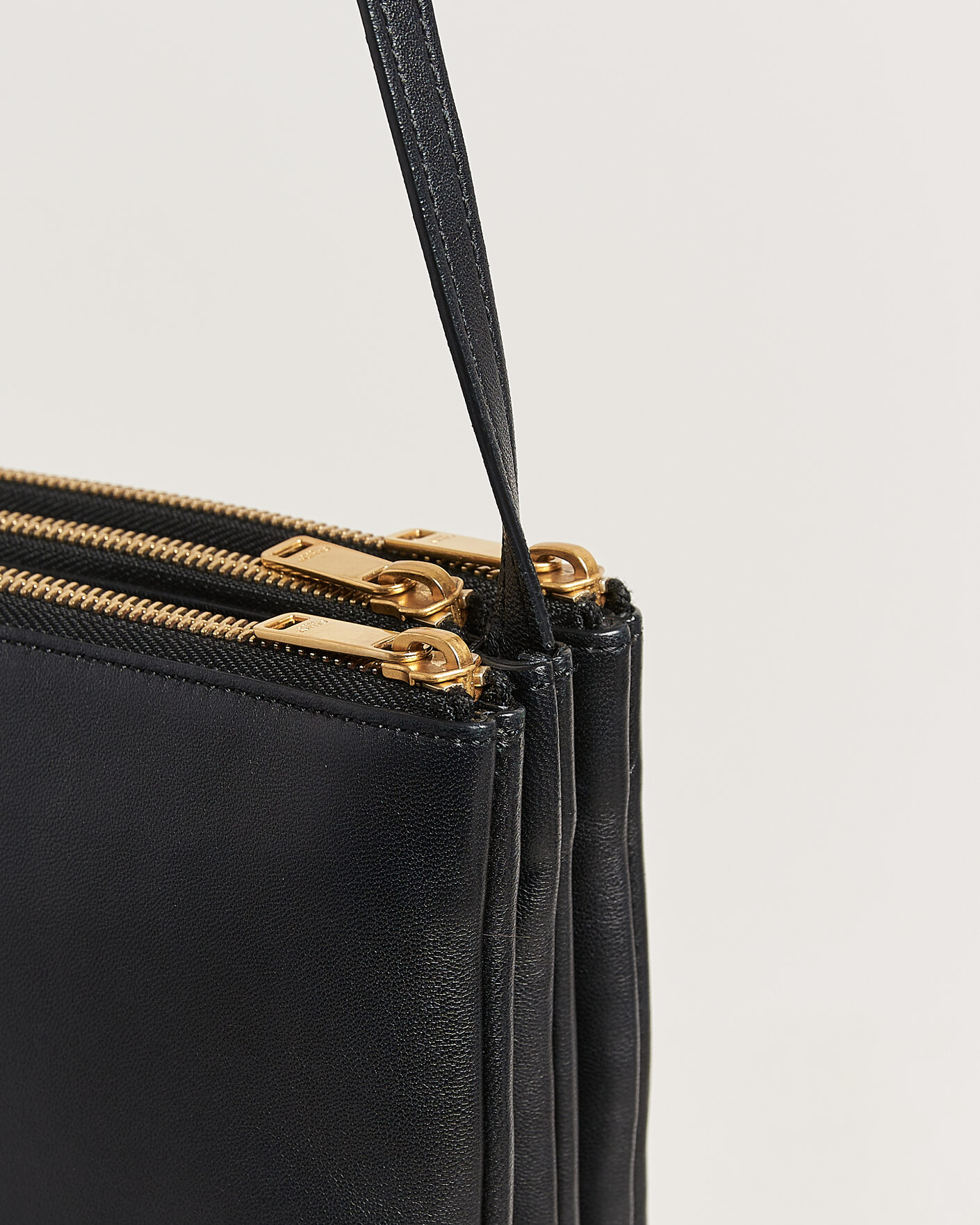 Hombres | Pre-Owned & Vintage Bags | Celine Pre-Owned | Trio Bag Small Leather Black