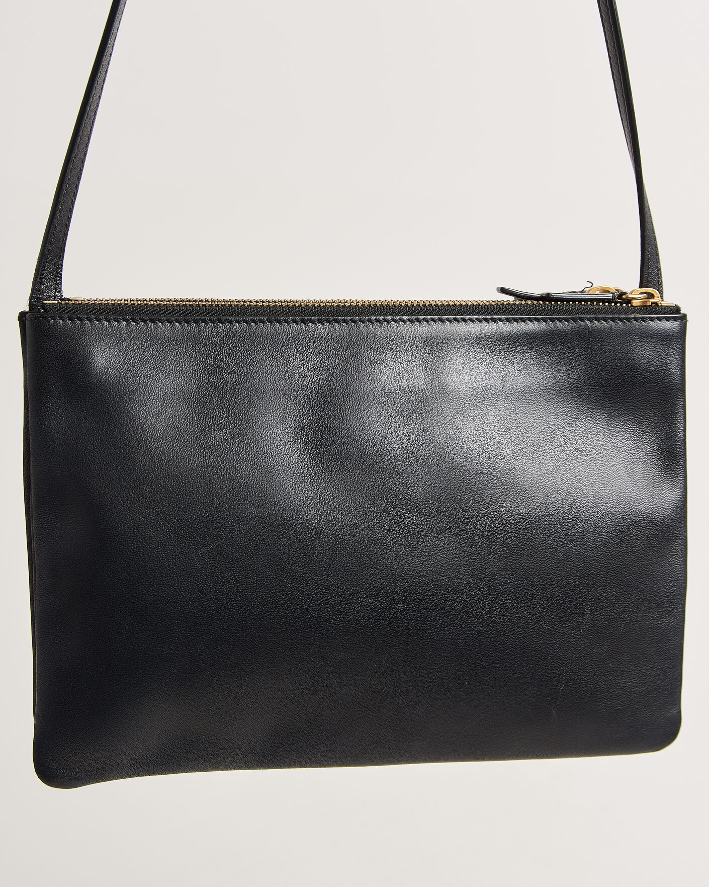 Hombres | Pre-Owned & Vintage Bags | Celine Pre-Owned | Trio Bag Medium Leather Black