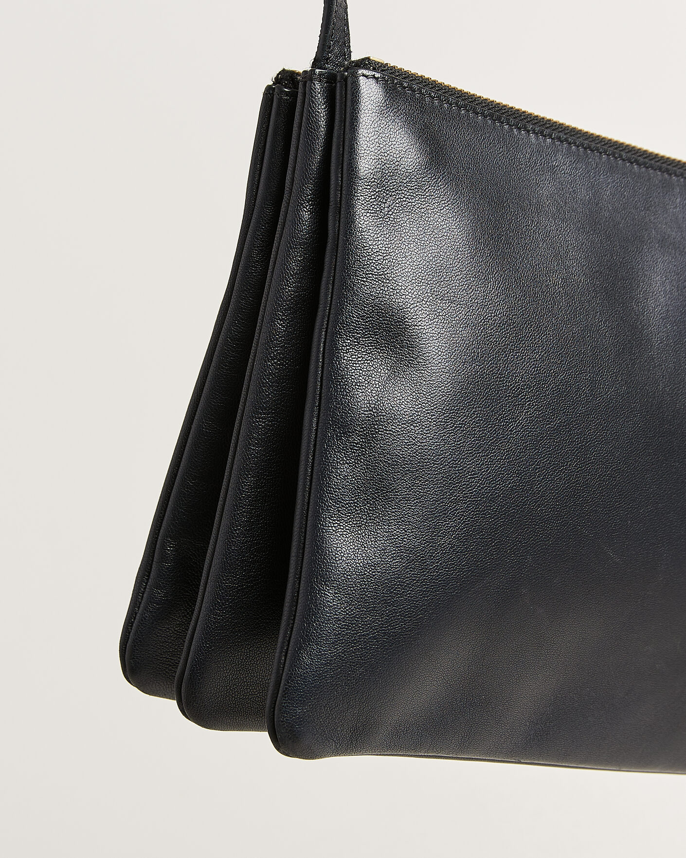 Hombres | Pre-Owned & Vintage Bags | Celine Pre-Owned | Trio Bag Medium Leather Black