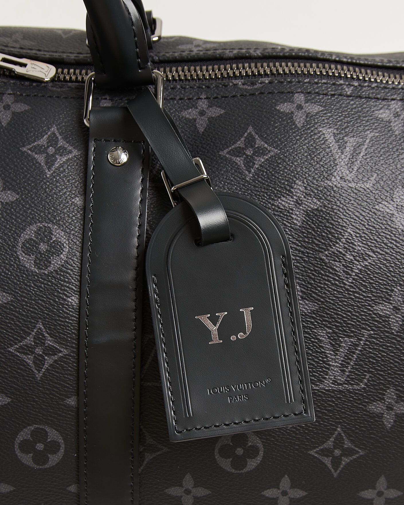 Hombres | Pre-Owned & Vintage Bags | Louis Vuitton Pre-Owned | Keepall 55 Bandoulière Monogram Eclipse