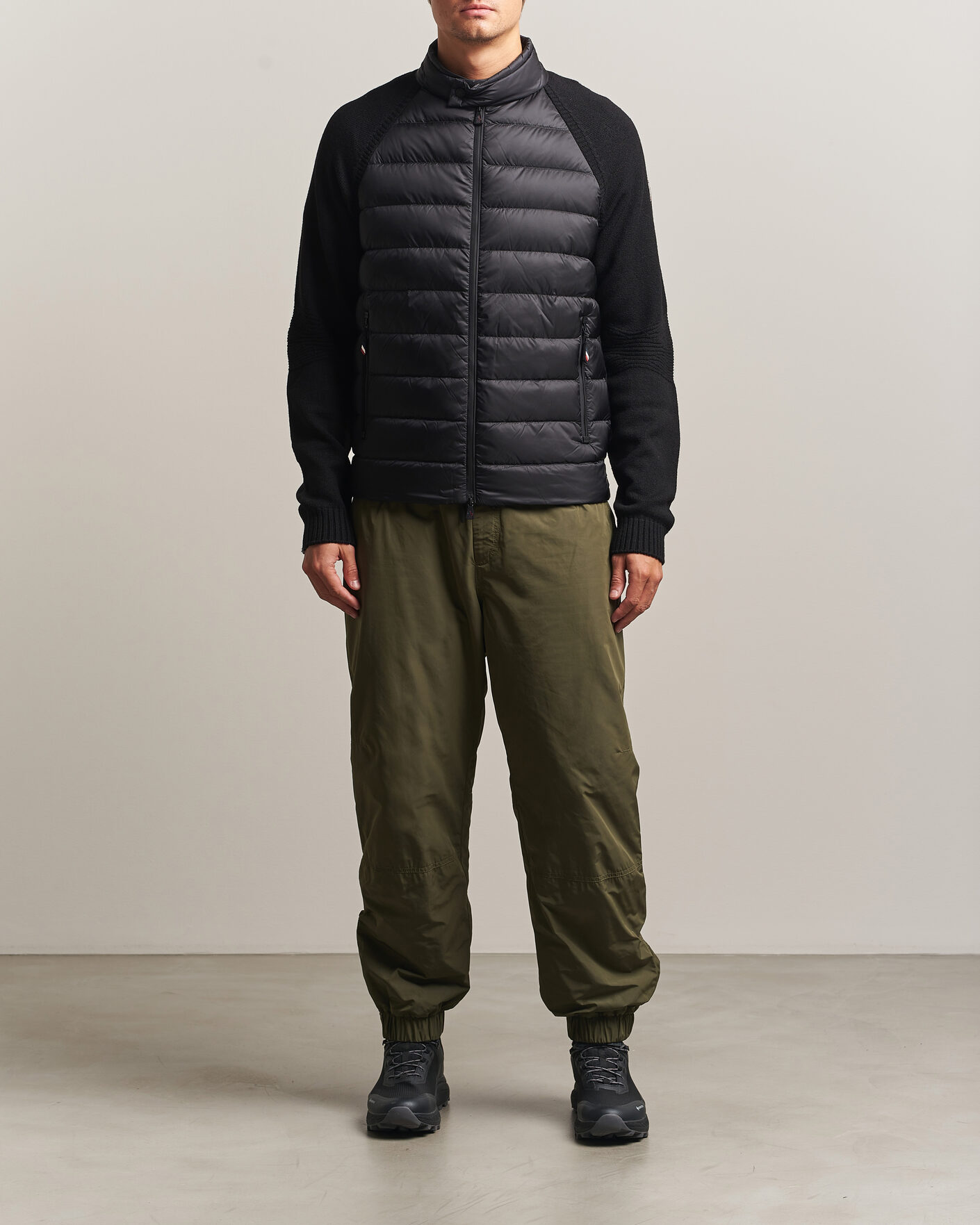 Hombres | Abrigos y chaquetas | Moncler Grenoble | Padded Hybrid Cardigan Black