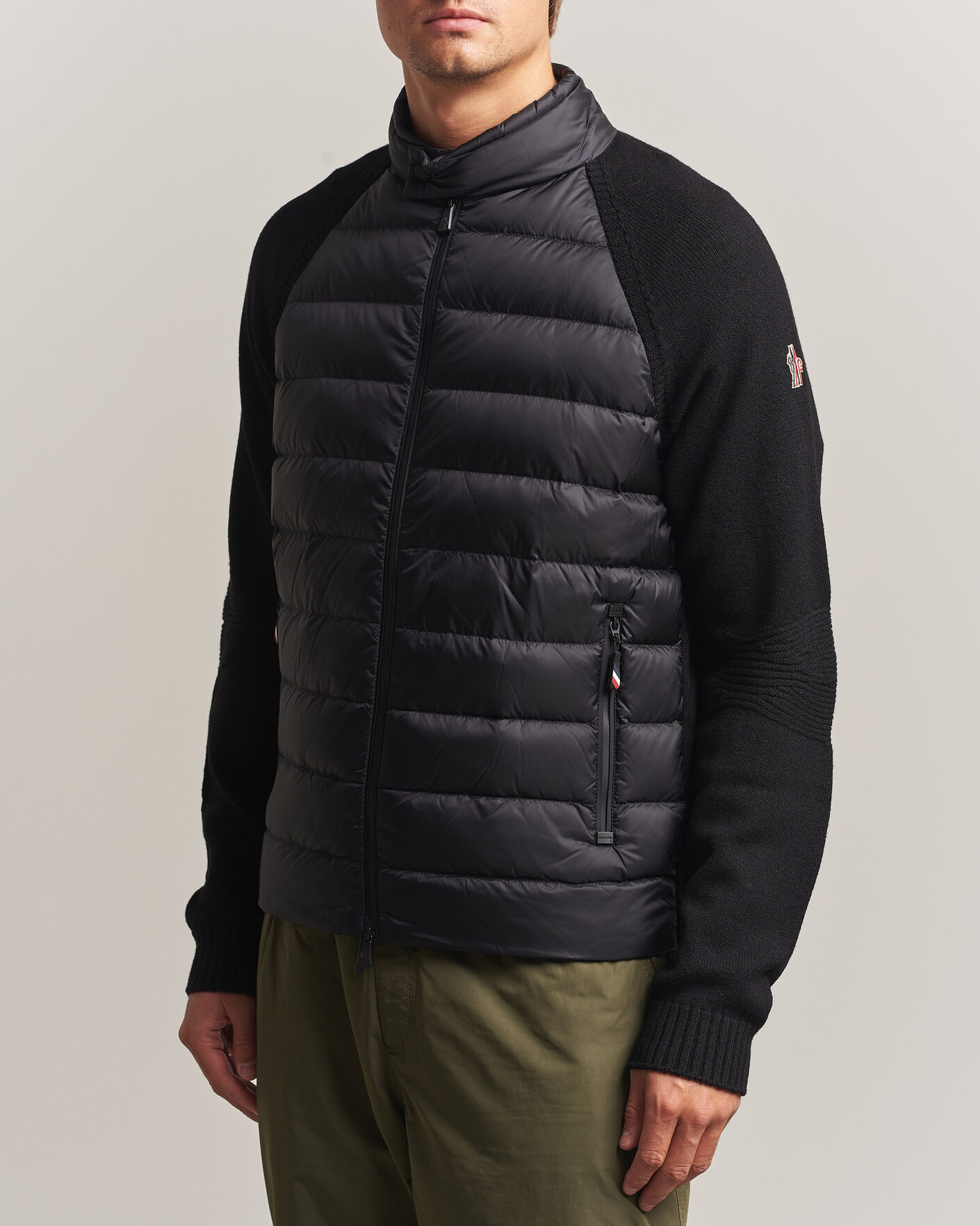 Hombres | Abrigos y chaquetas | Moncler Grenoble | Padded Hybrid Cardigan Black
