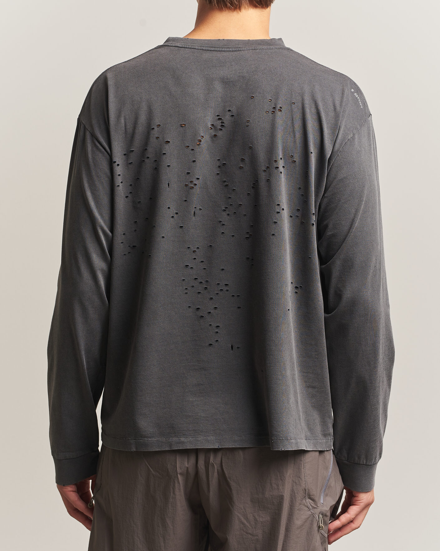 Hombres | Camisetas | Satisfy | MothTech Long Sleeve T-Shirt Aged Black