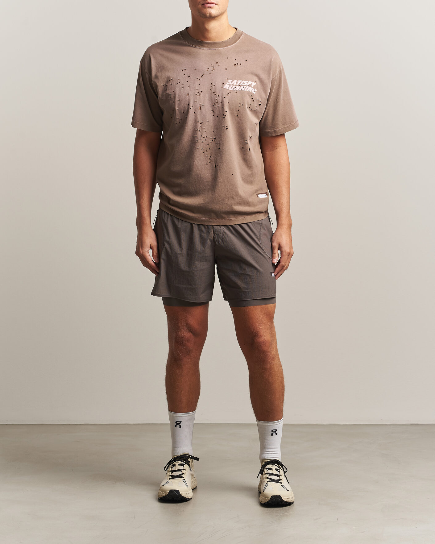 Hombres | Pantalones cortos | Satisfy | Rippy Cordura 5 Inch Shorts Subterranean