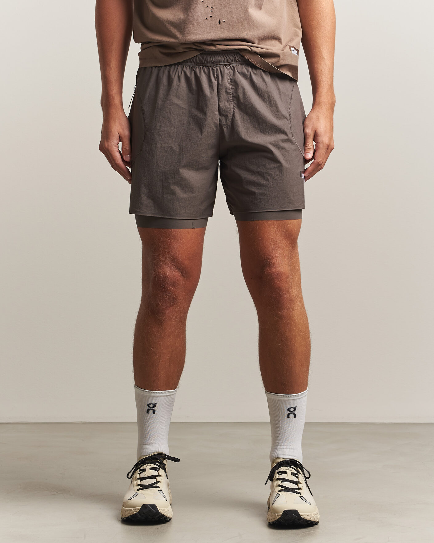 Hombres | Pantalones cortos | Satisfy | Rippy Cordura 5 Inch Shorts Subterranean