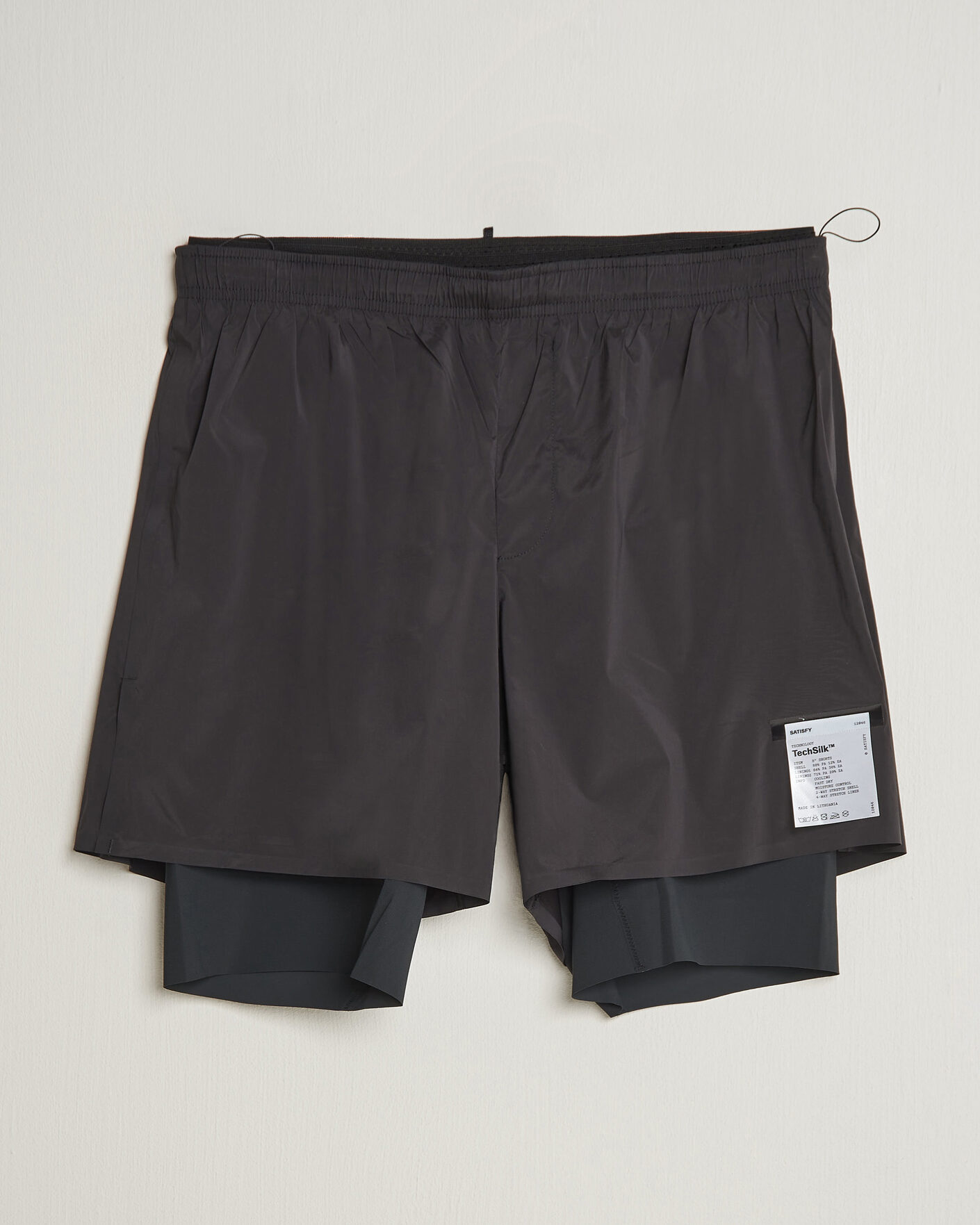 Hombres | Pantalones cortos | Satisfy | TechSilk 8 Inch Shorts Black