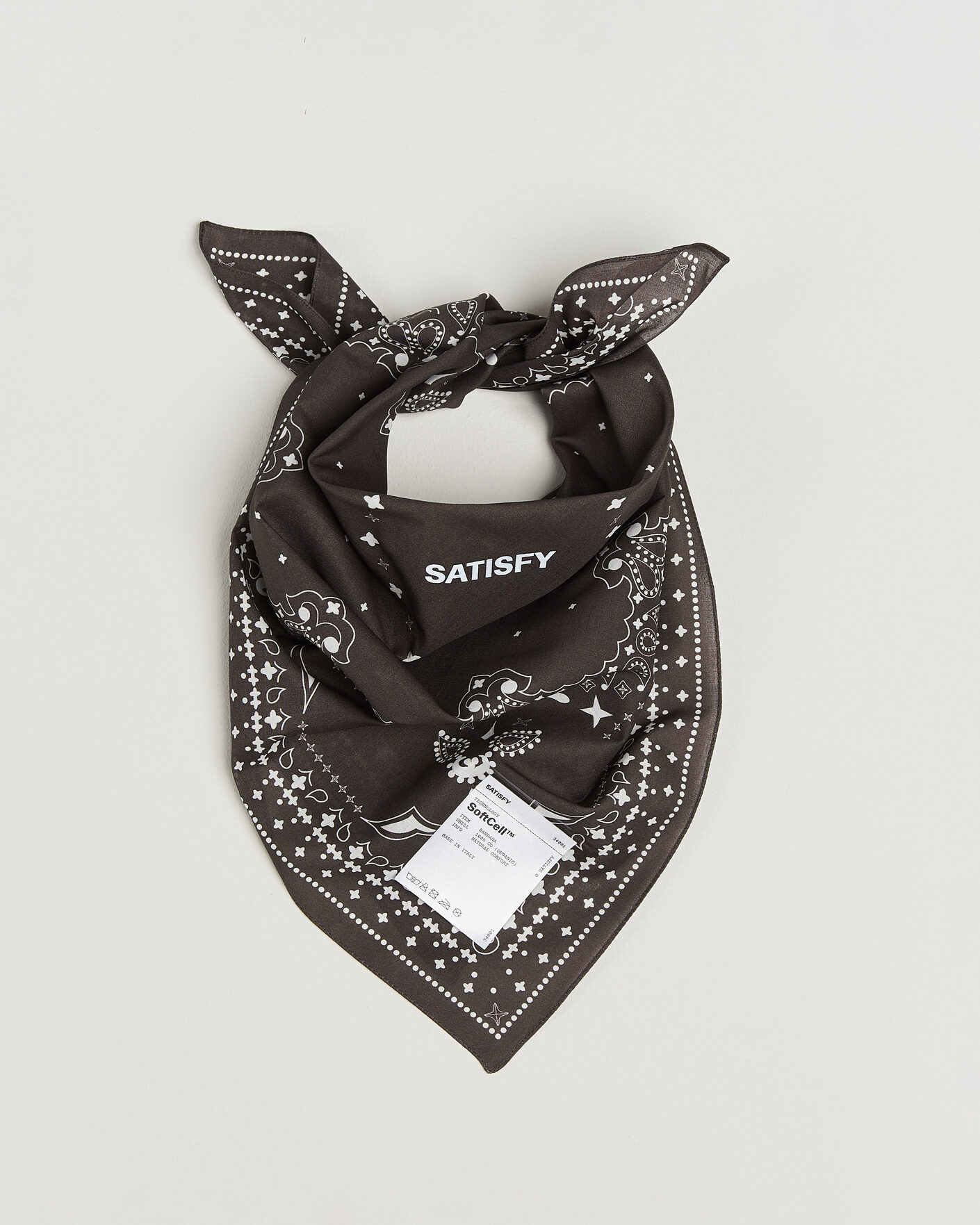 Hombres | Bufandas elegantes | Satisfy | SoftCell Bandana Sun Bleached Rain Drum