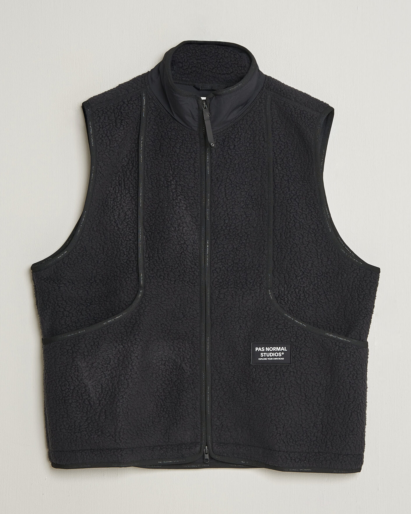Hombres | Jerséis y prendas de punto | Pas Normal Studios | Off-Race Pile Fleece Black